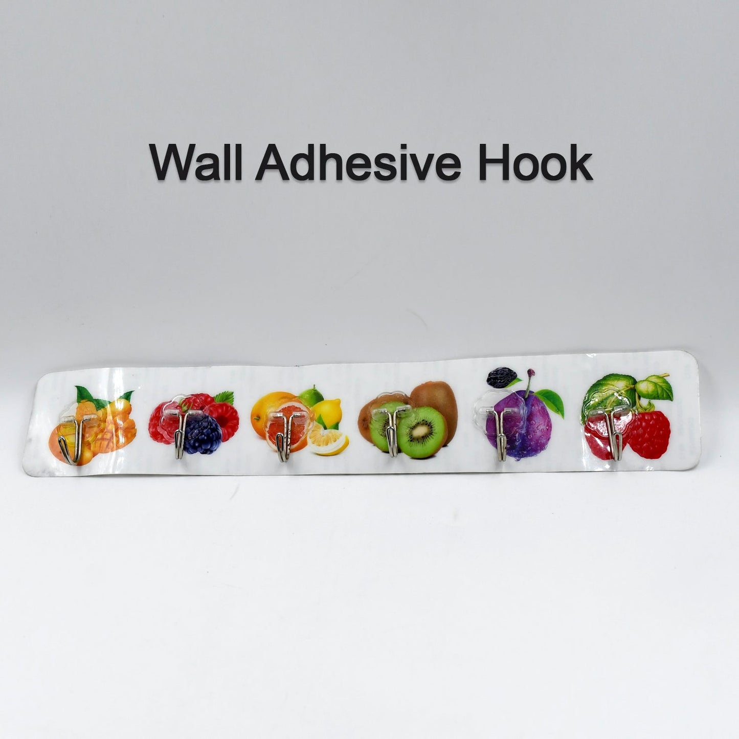 All-in-One Adhesive Wall Hooks – Strong, Transparent (6 Pcs)