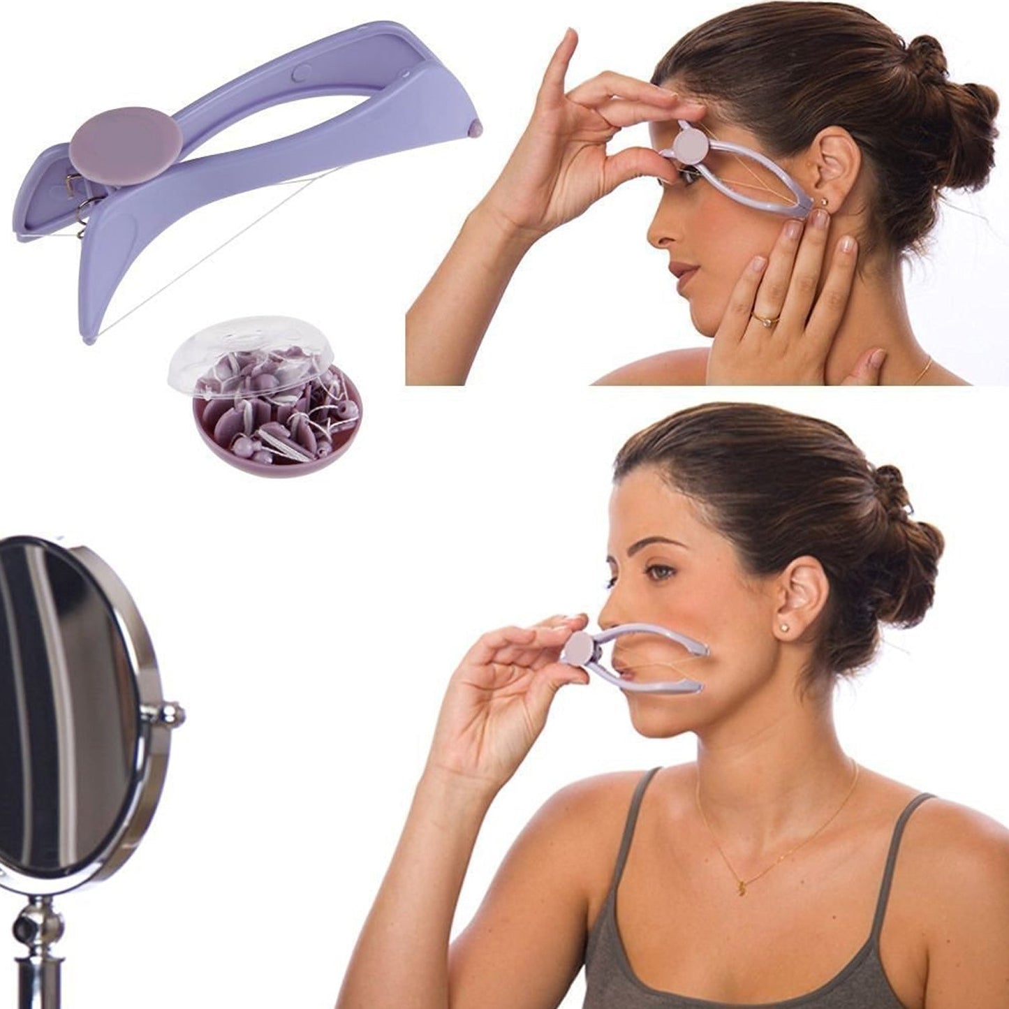 Hair Removal Threading Kit – Painless & Gentle | Calm & Curl