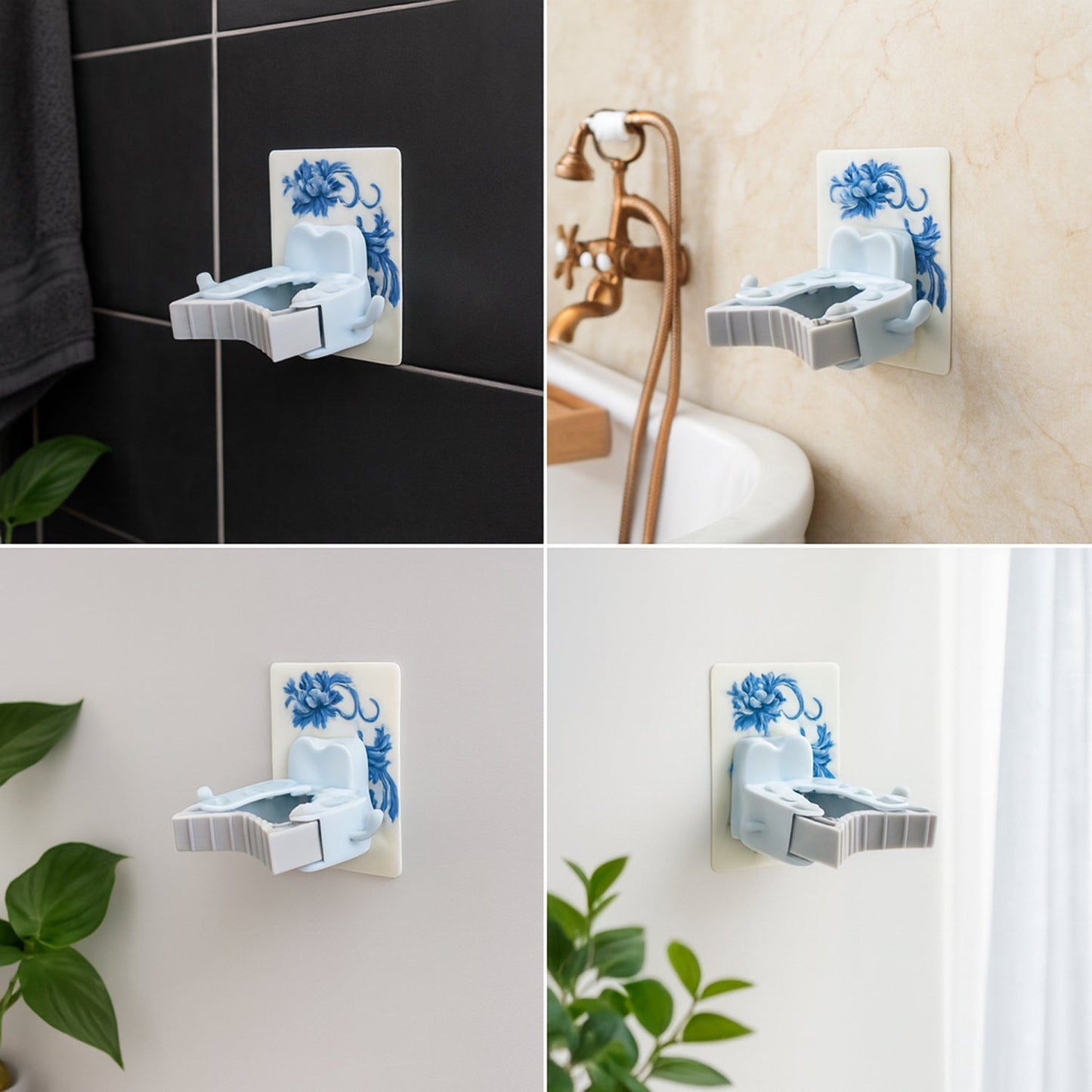 Clutter-Free Storage Mop & Broom Holder Clip – Strong #2