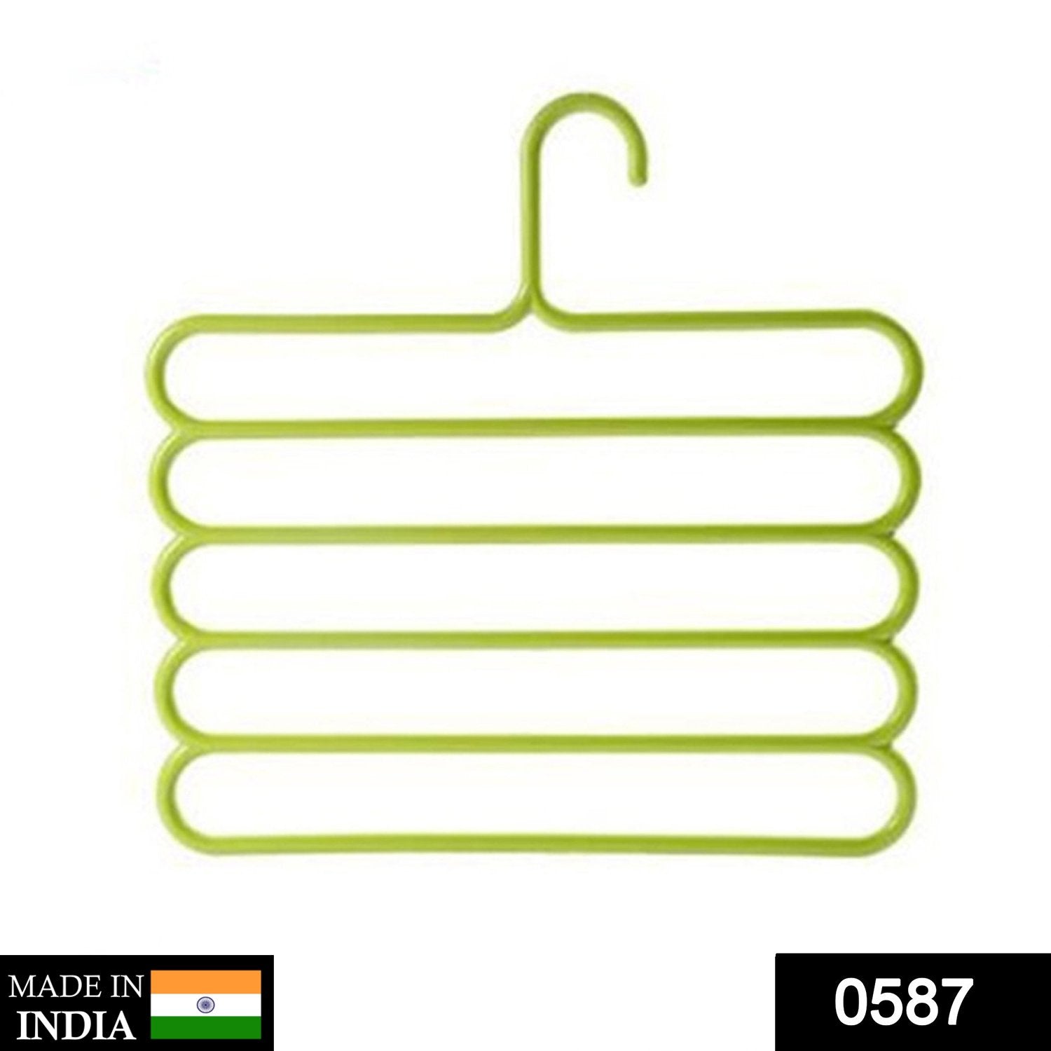 Space-Saving Hanger – 5-Layer Multipurpose Plastic - main product view