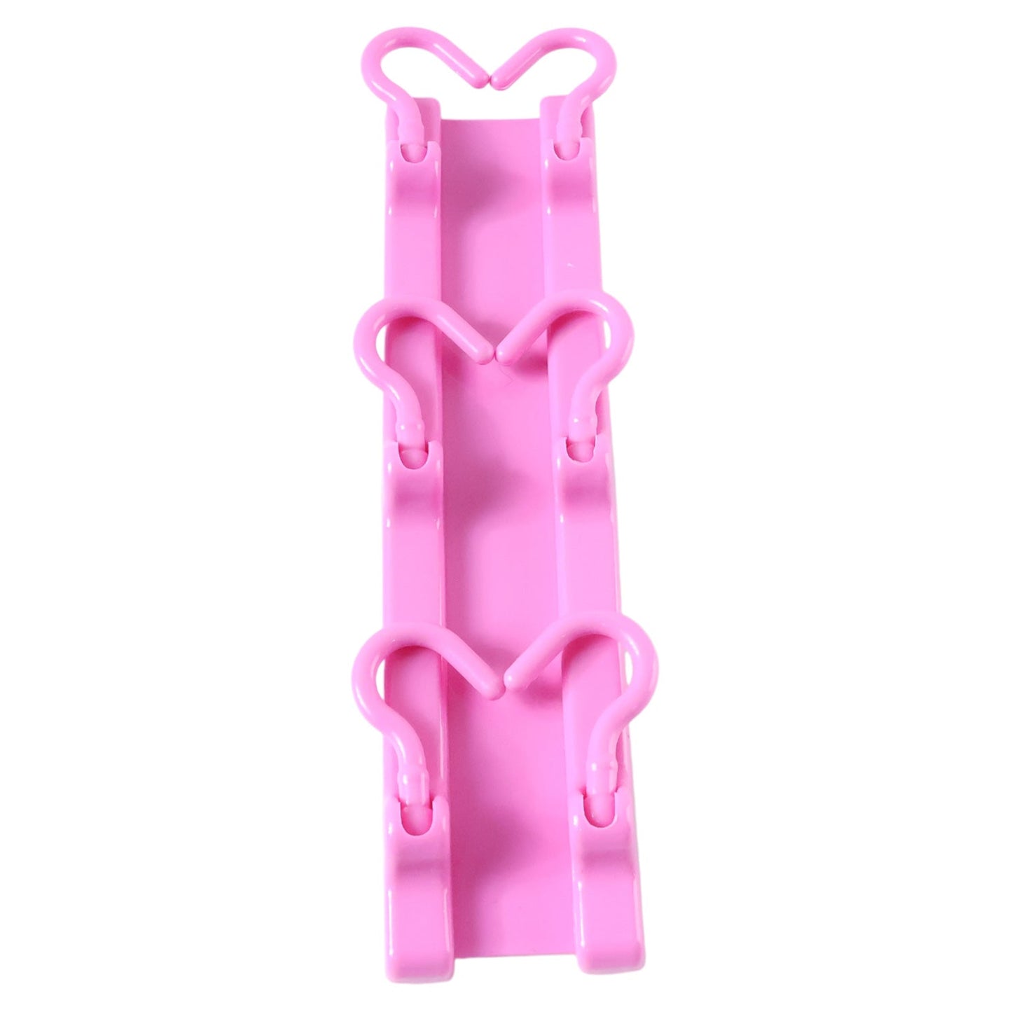 All-in-One Hanging Organizer – Durable Pink Hooks