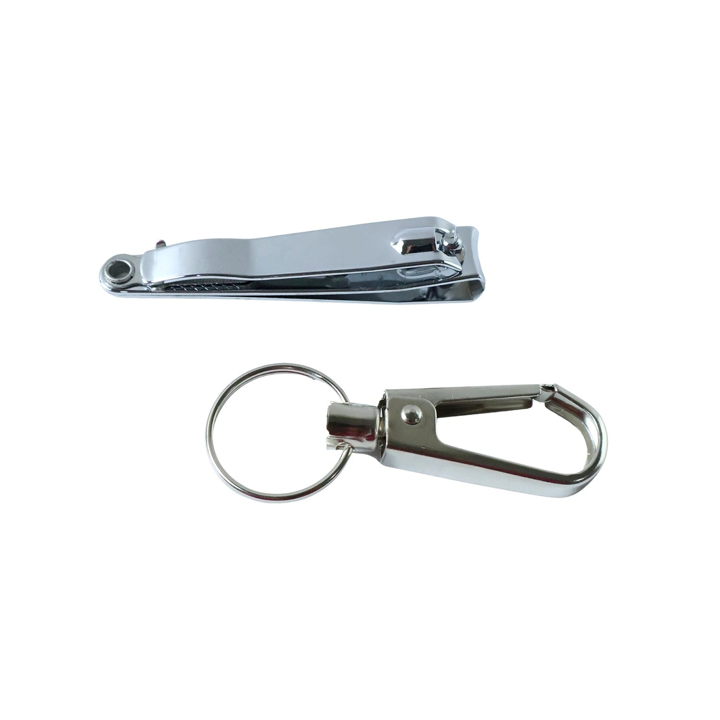Stainless Steel Nail Clippers – Compact Set with Keychain Holder