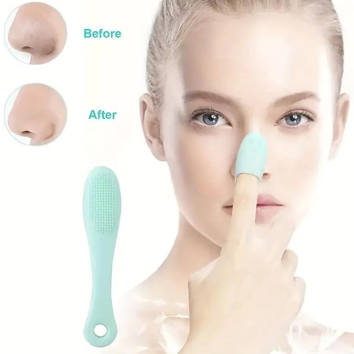 Silicone Finger Scrubber – Gentle Facial Cleansing Tool