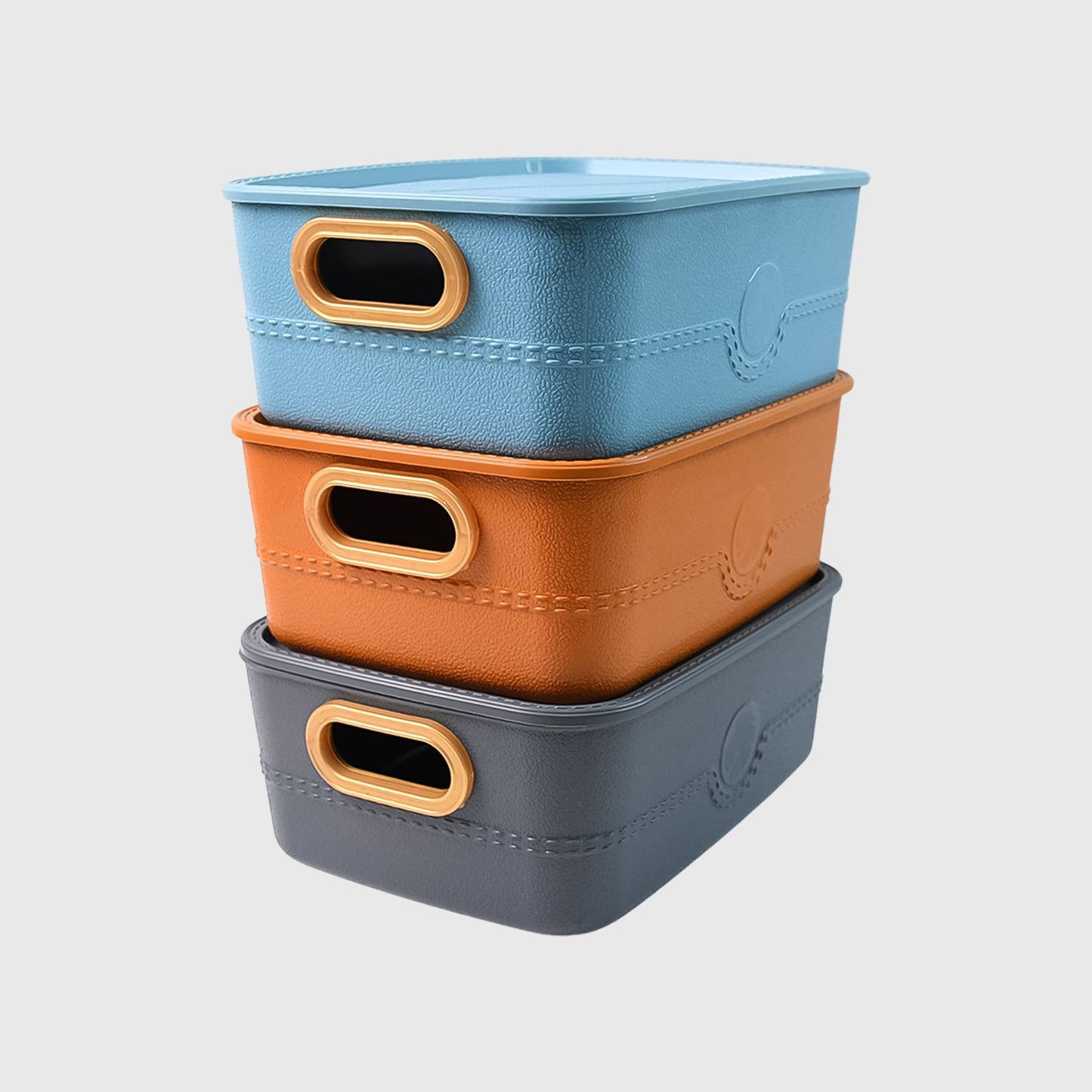 All-in-One Plastic Storage Basket Set – Durable & Organizer