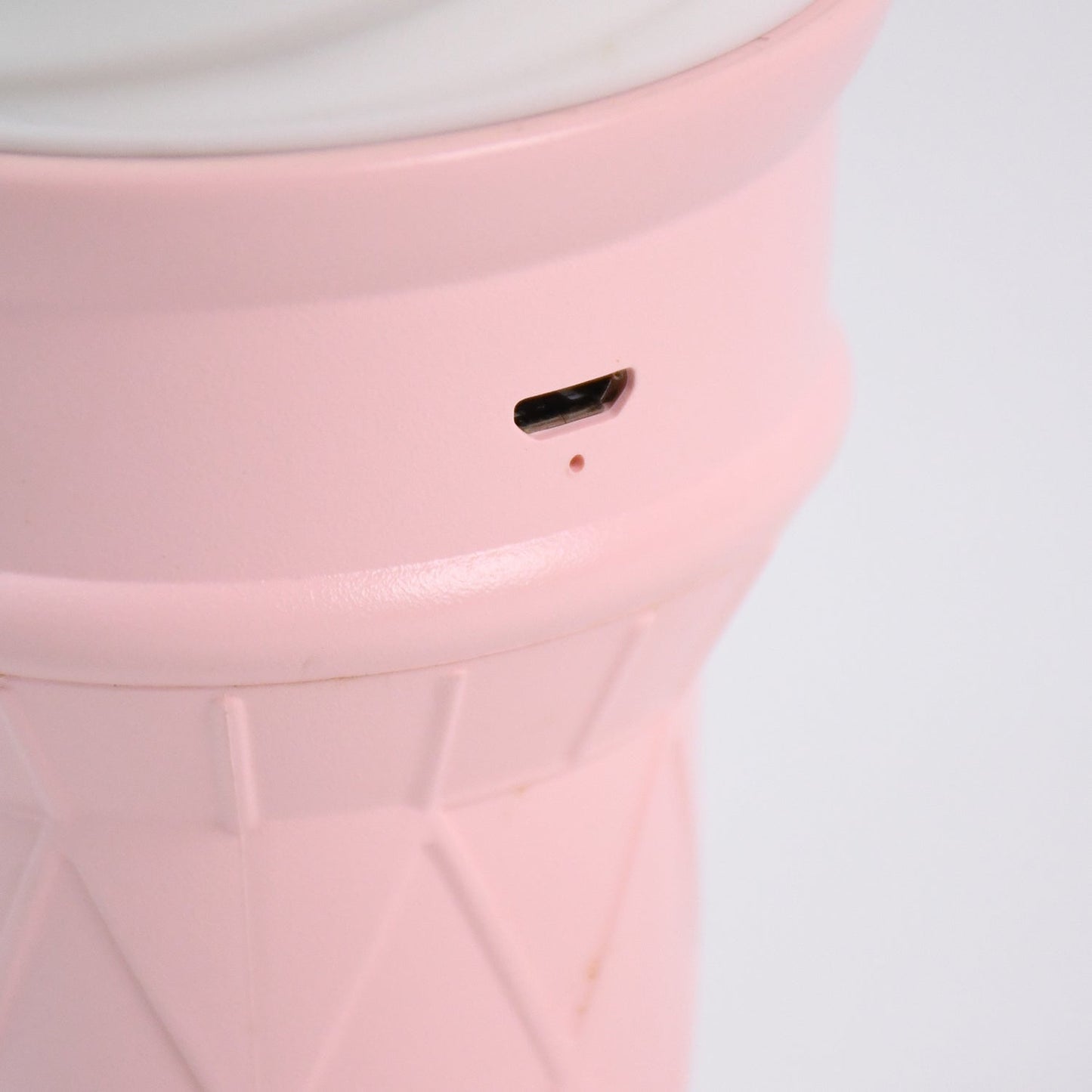 Close-up of ice cream themed pink humidifier for home and office relaxation