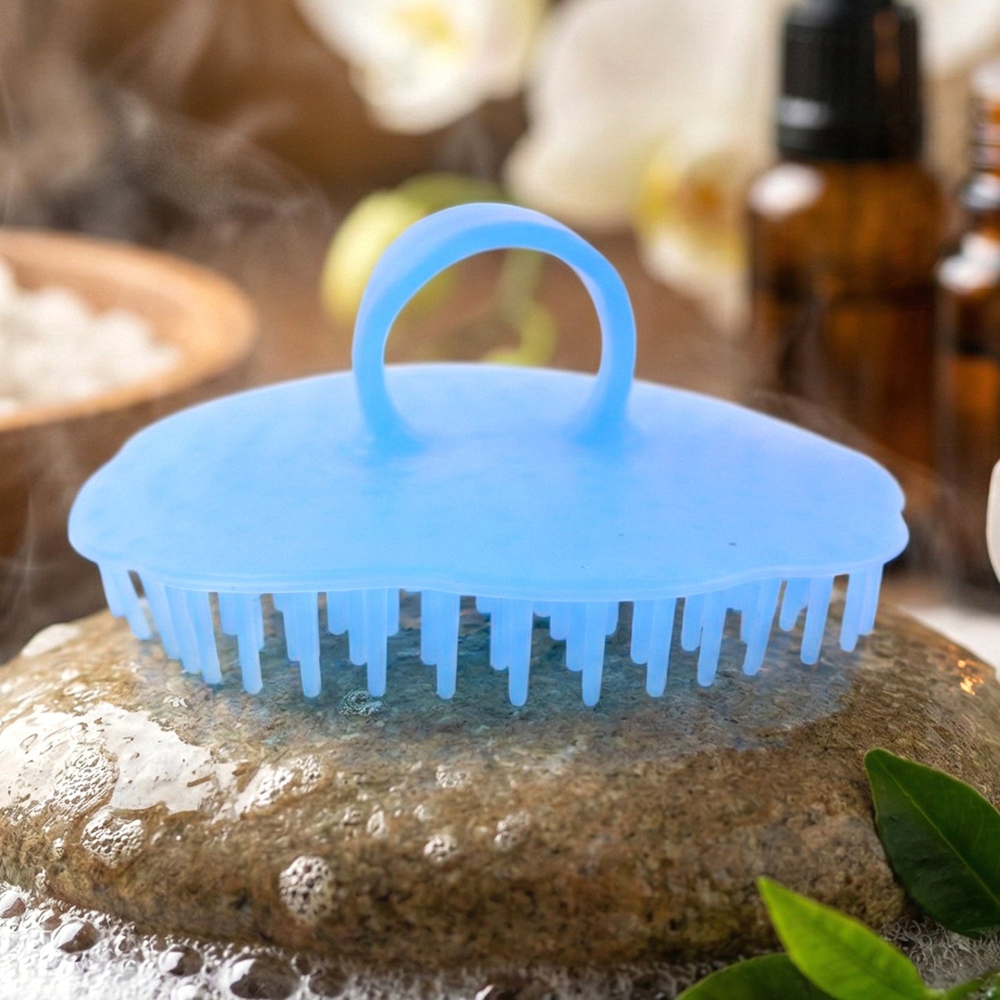Silicone Scalp Massager – Deep Cleansing Shampoo Brush