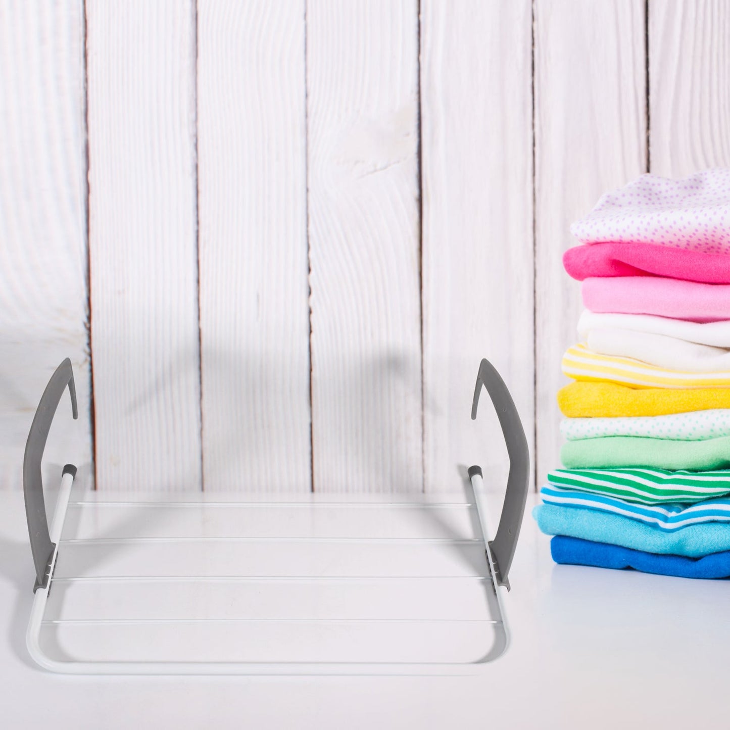 Clutter-Free Storage Folding Drying Rack – Compact, Steel