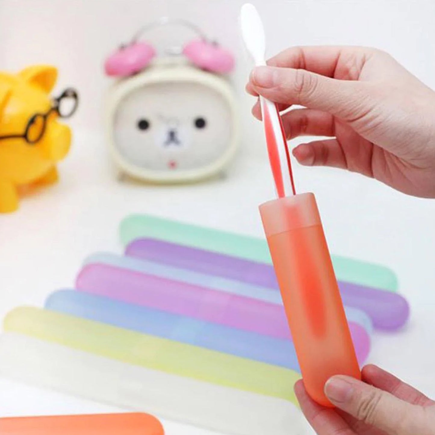 Travel Toothbrush Covers – 6pc Anti-Bacterial Set | BrushedUp