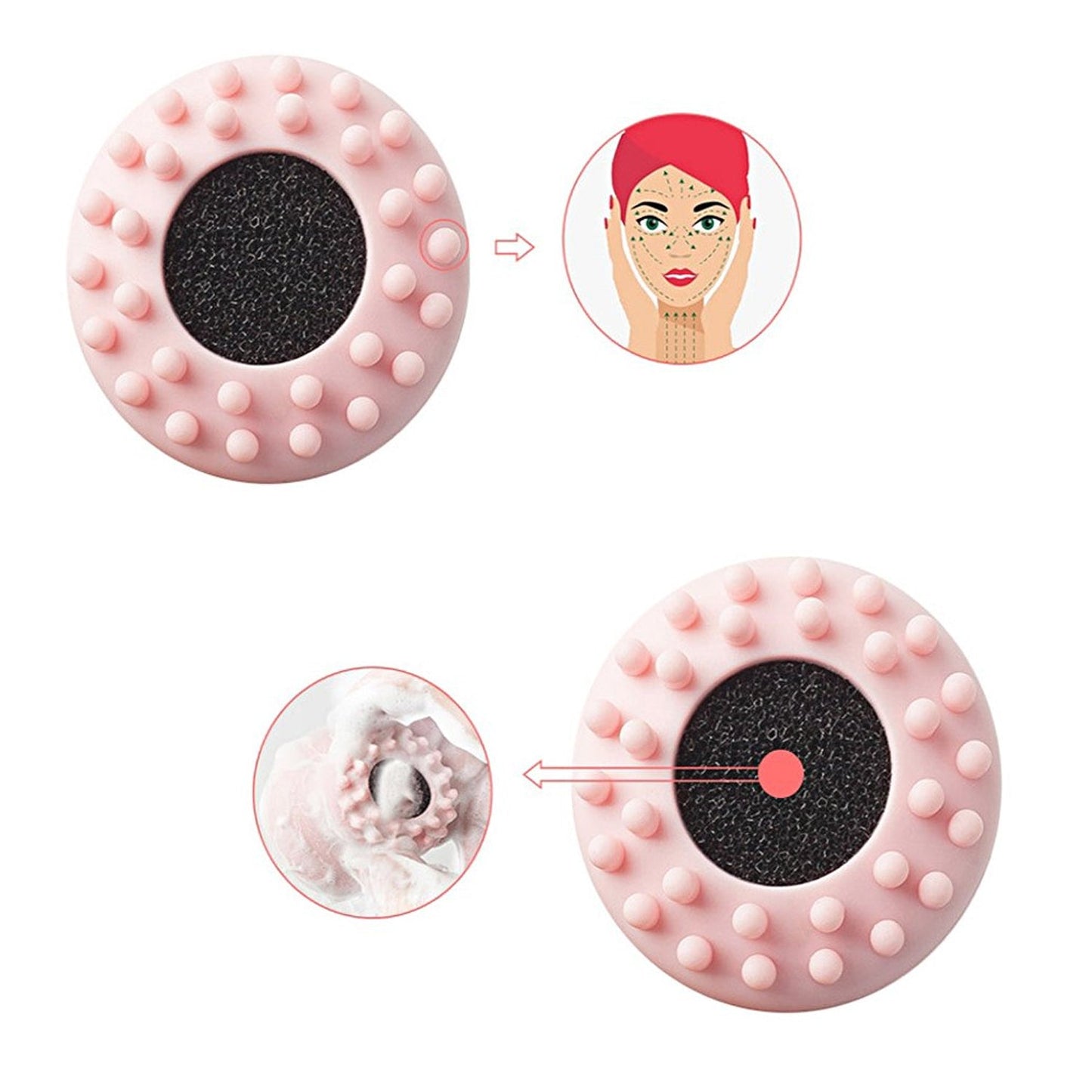 Silicone Facial Cleansing Brush – Octopus Shape & Gentle Massage | Velvet Wellness