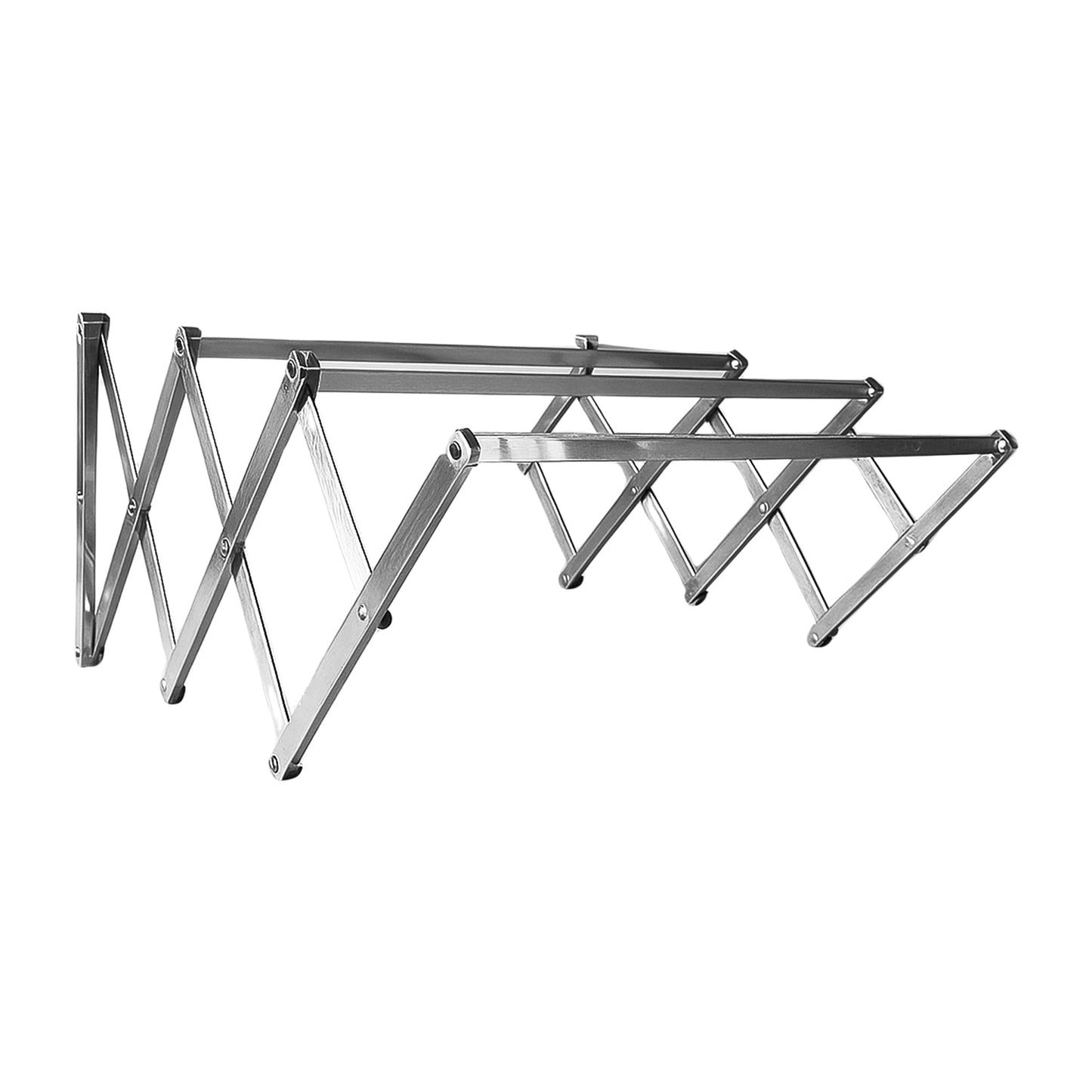 Space-Saving Stainless Steel Folding Clothes Drying Rack – Durable