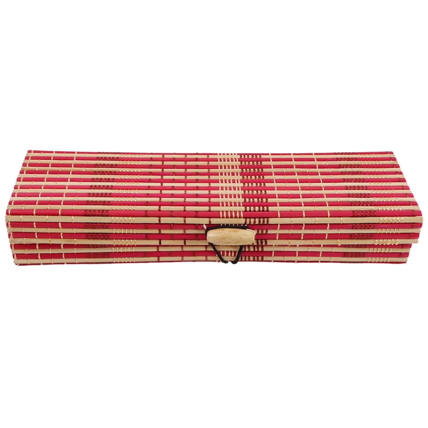Reusable Bamboo Pen & Pencil Box – Handcrafted Organizer