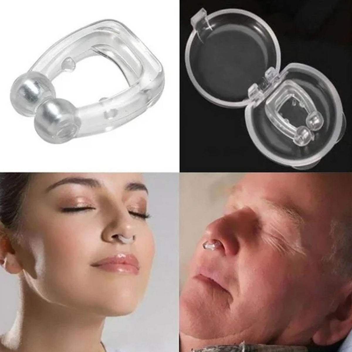 Anti-Snore Nose Clip – Silicone for Comfortable Sleep