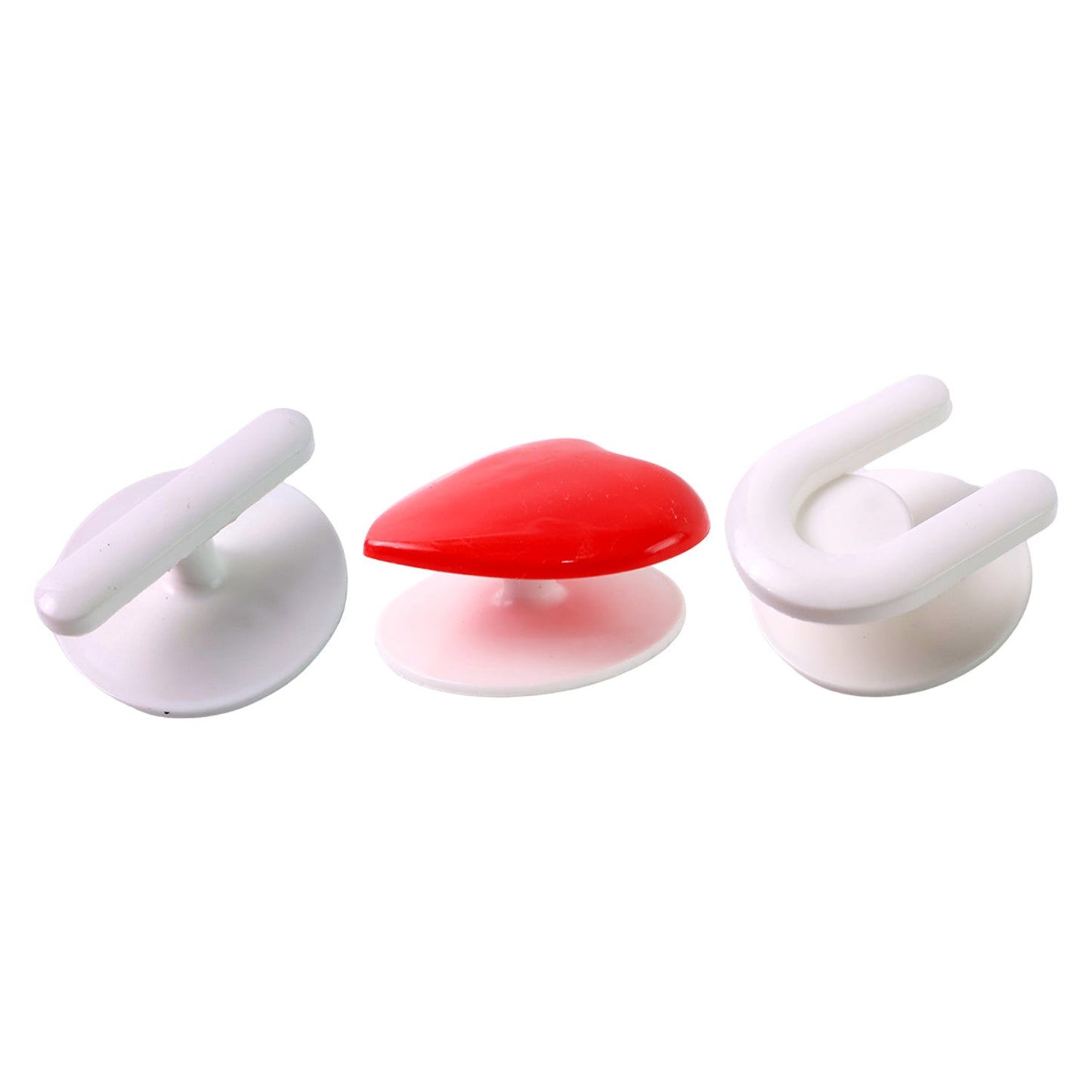 Reusable Adhesive Wall Hook Set – Strong Grip (3pc)