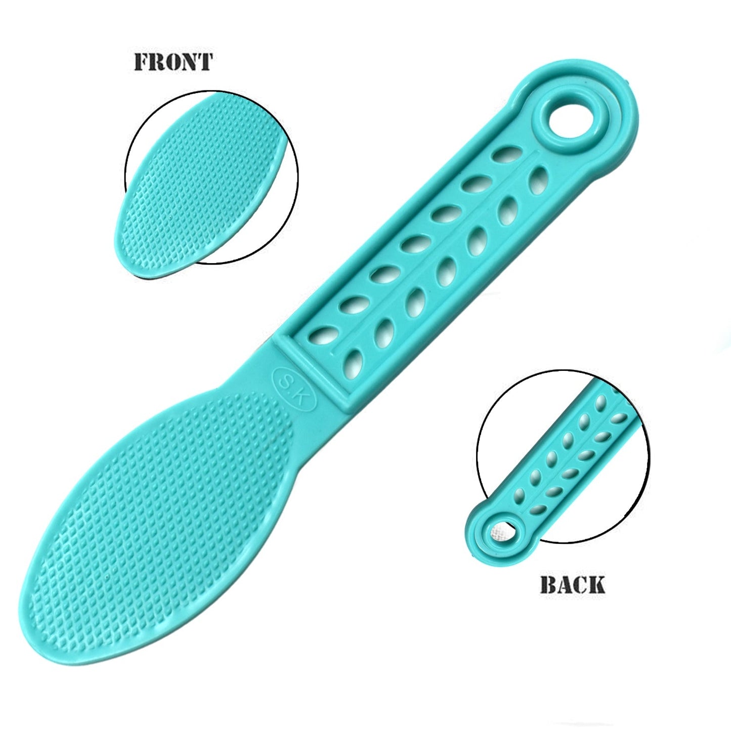 Plastic Foot Scrubber – Pedicure Tool for Smooth Feet | Velvet Wheels