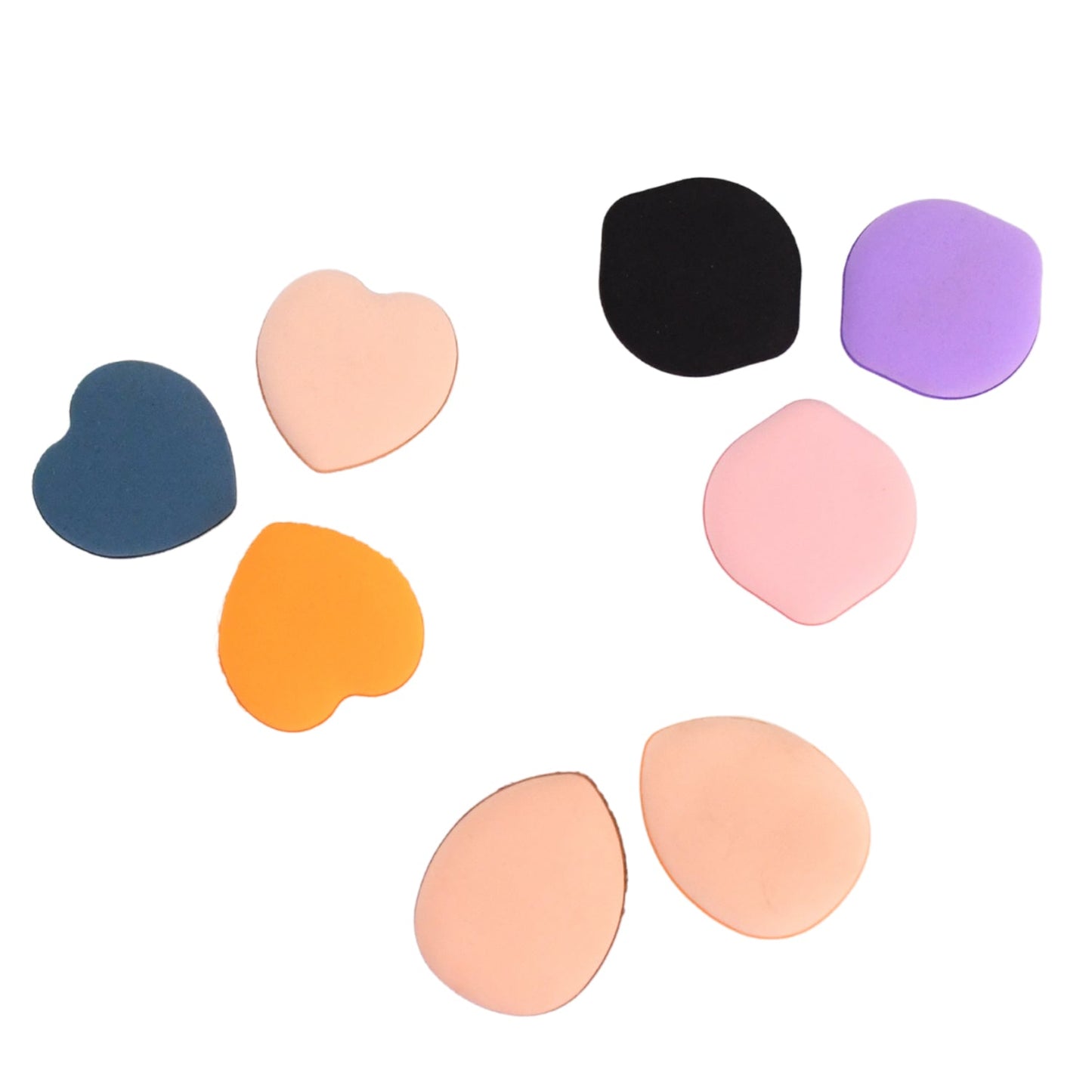 Mini Finger Powder Puff – Soft Makeup Sponges, 8 Pcs Set | BeautyBare
