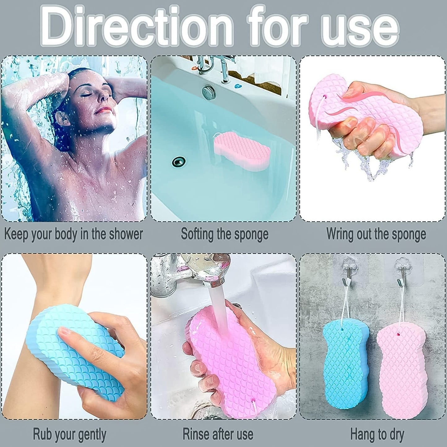 Exfoliating Sponge – Gentle Dead Skin Removal | VelvaBloom