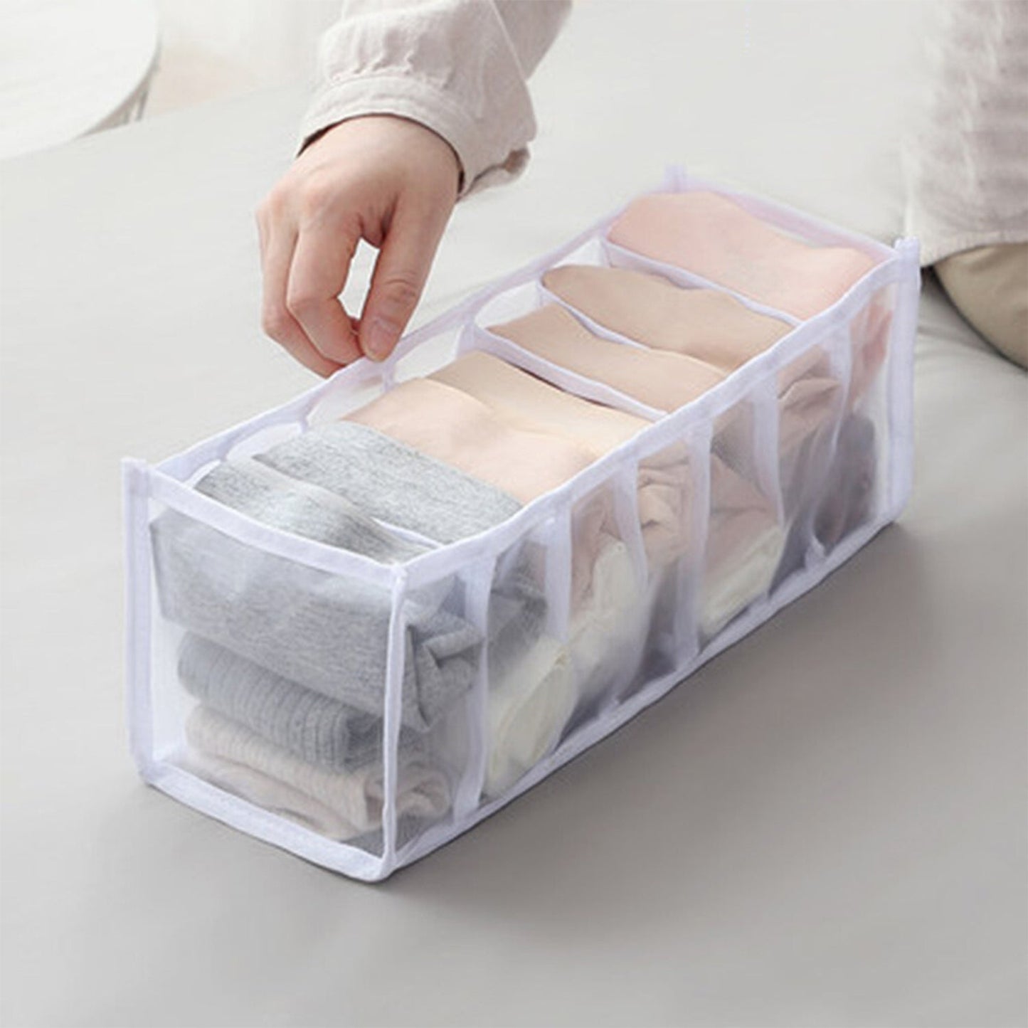Stay Organized Laundry 7 Section Bag – Clothes Sorting