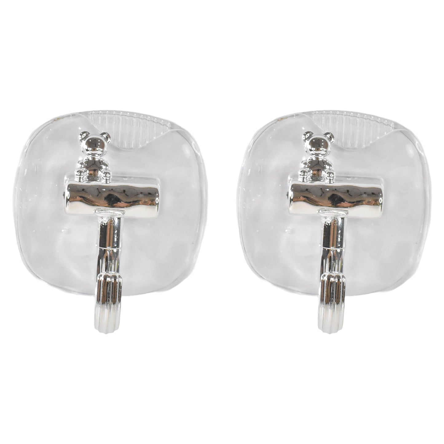 Heavy-Duty Plastic Self Adhesive Wall Hooks – 15KG Capacity
