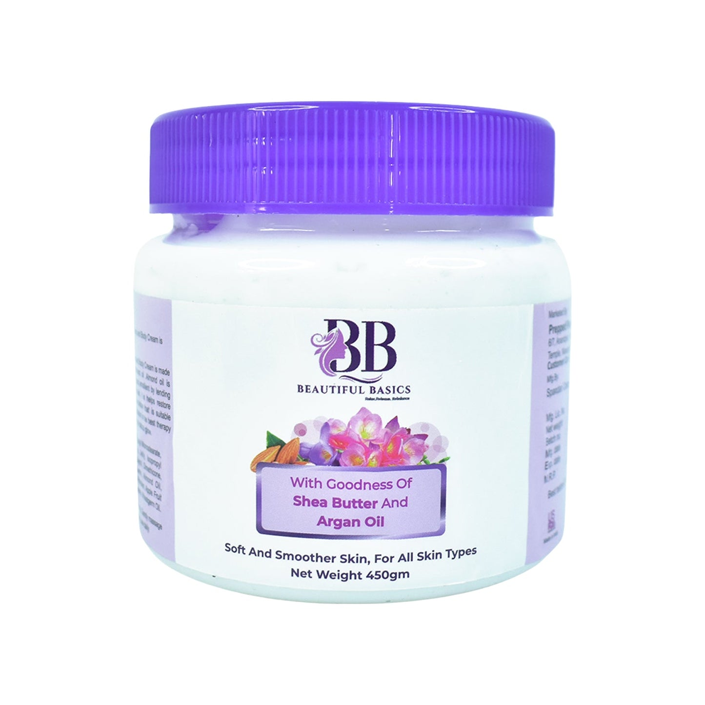Shea Butter Body Cream – Deep Moisturisation with Argan Oil 450g