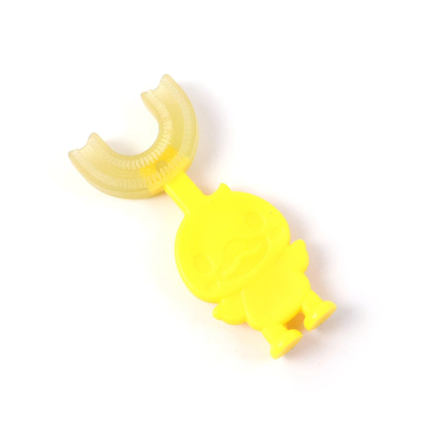Baby Toothbrush – Cute Duck U-Shape Soft Silicone 360° Brush