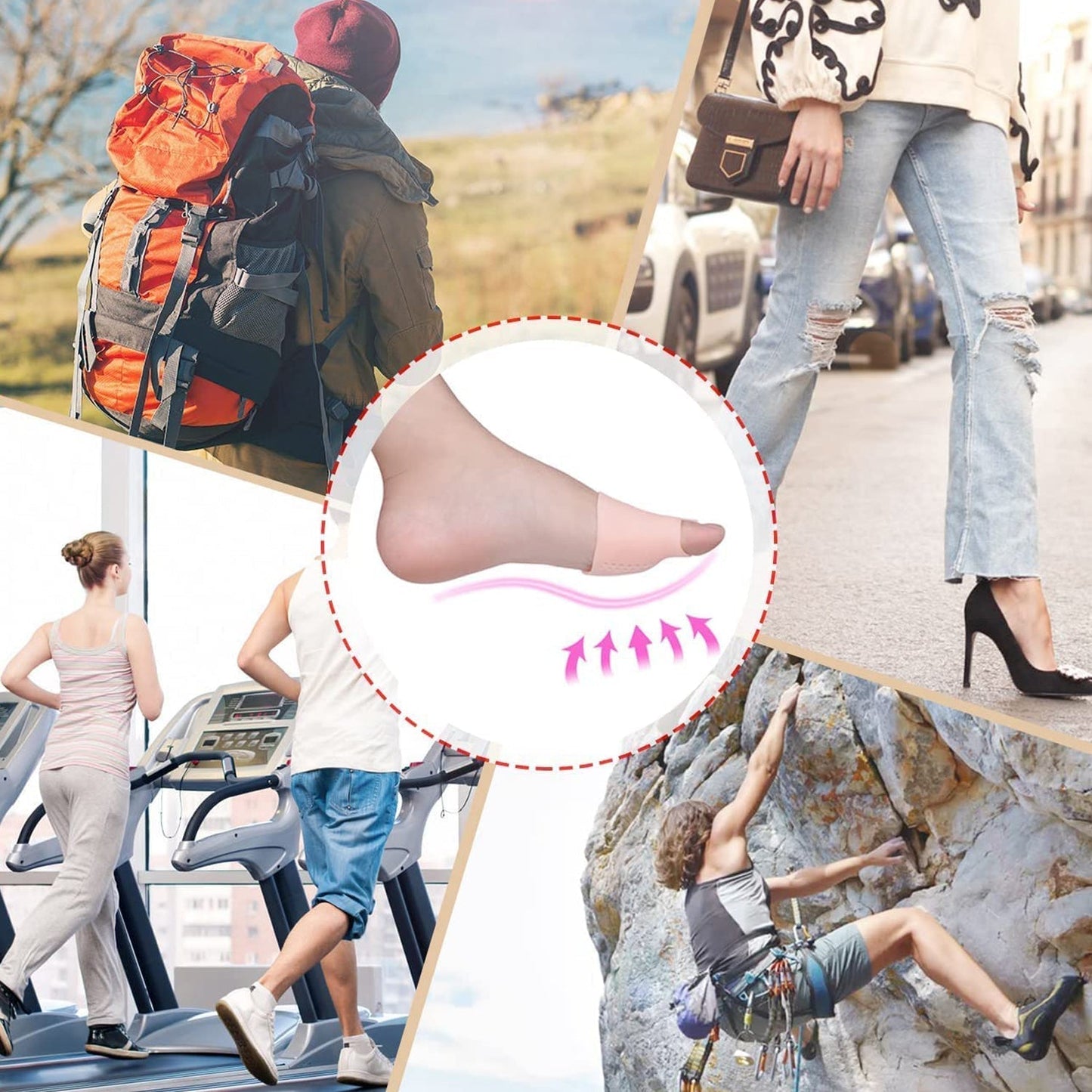 Silicone Tiptoe Protector – Foot Pain Relief & Comfort