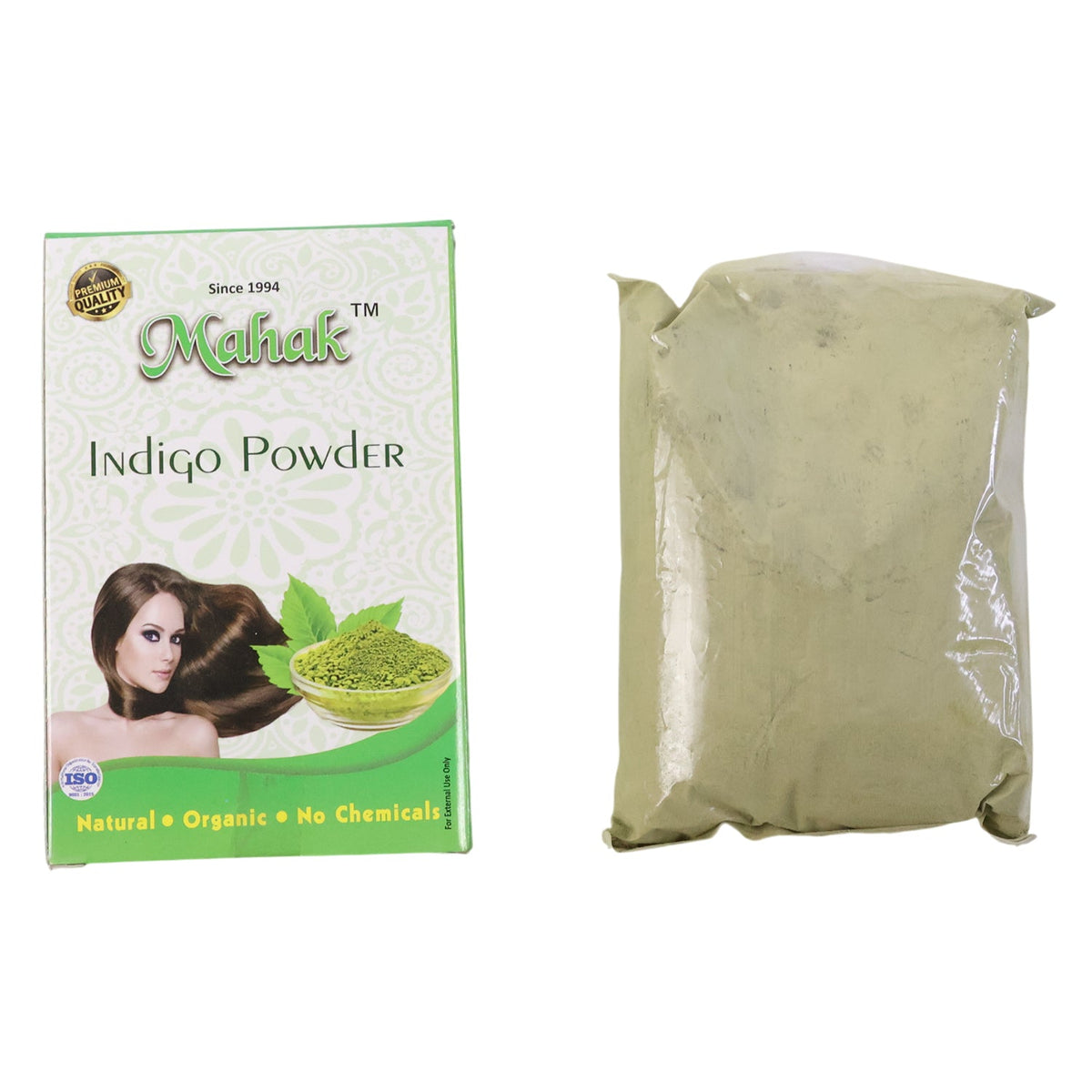 Natural Indigo Powder – Pure Herbal Hair Coloring & Care 80 gm