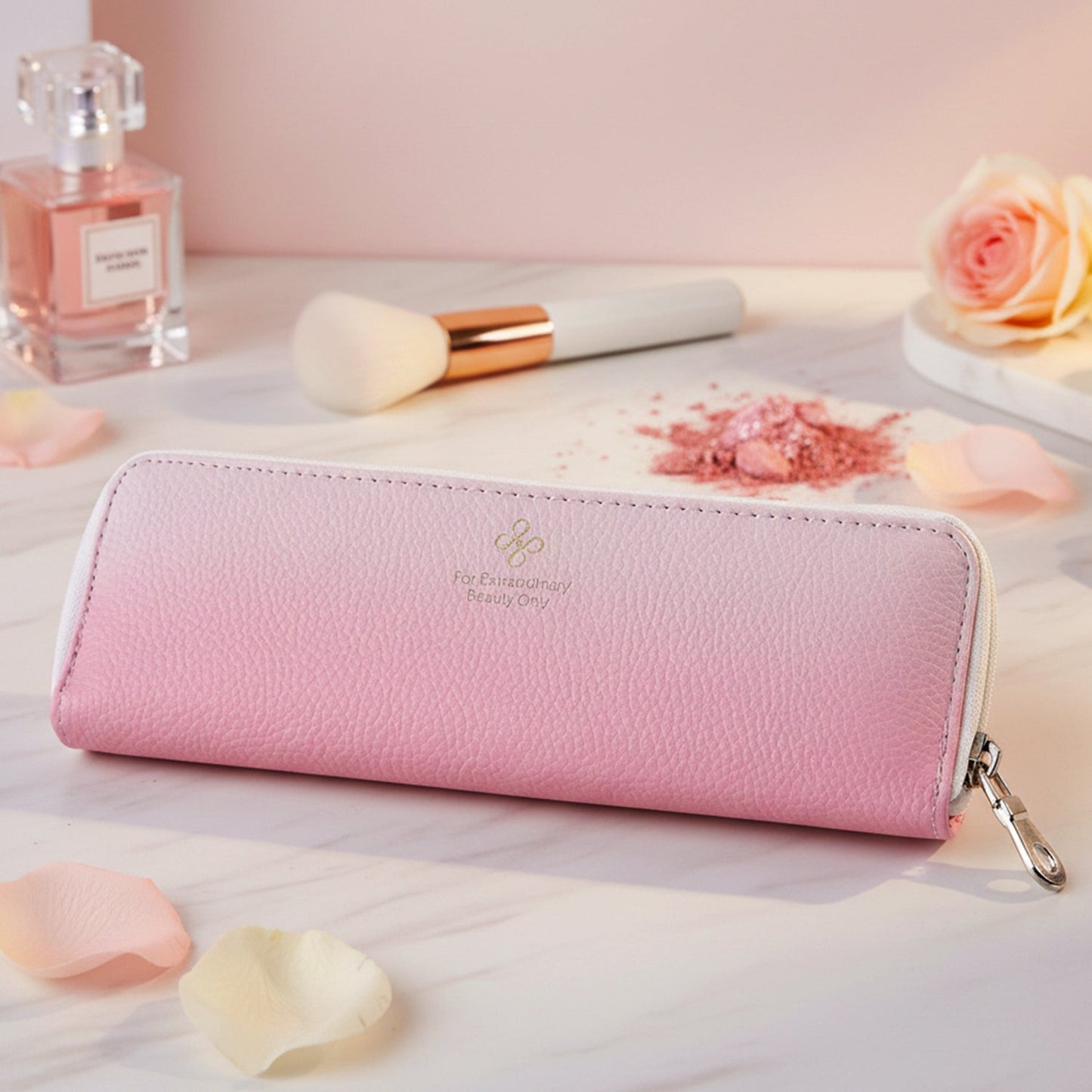 Makeup Brush Storage Pouch – Compact Travel Organizer