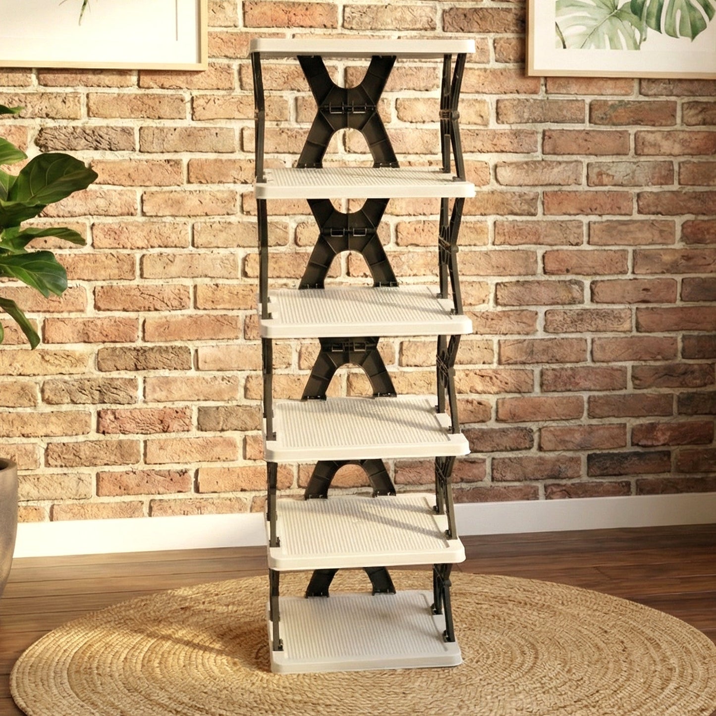 Space-Saving Layer Shoe Rack Stand
