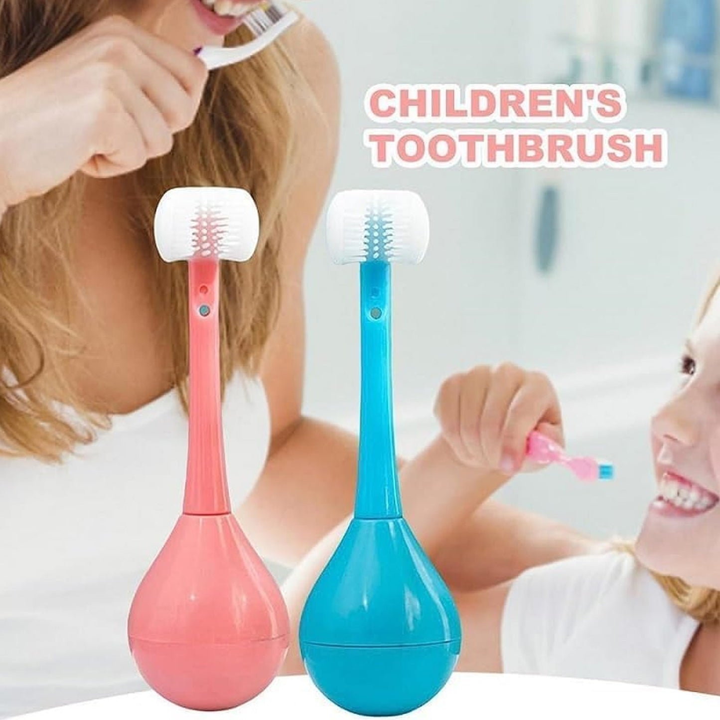 Kids 3-Sided Toothbrush – Gentle Silicone Head for Ages 2-12 | MintGuard