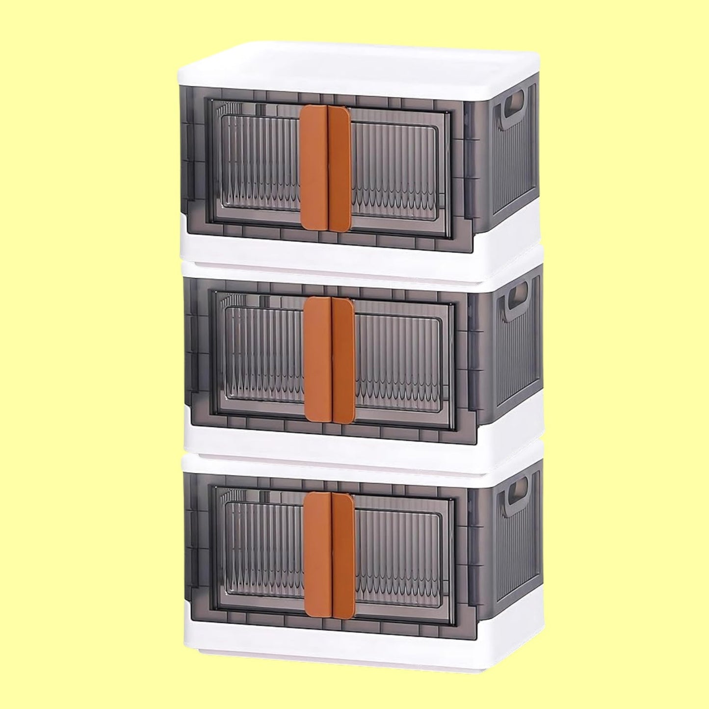 Stay Organized Plastic Folding Wardrobe Organizer – 3-Layer