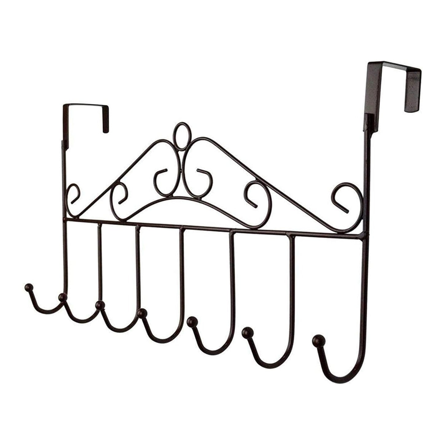 Clutter-Free Storage Over Door Hanger Rack – Hooks Metal
