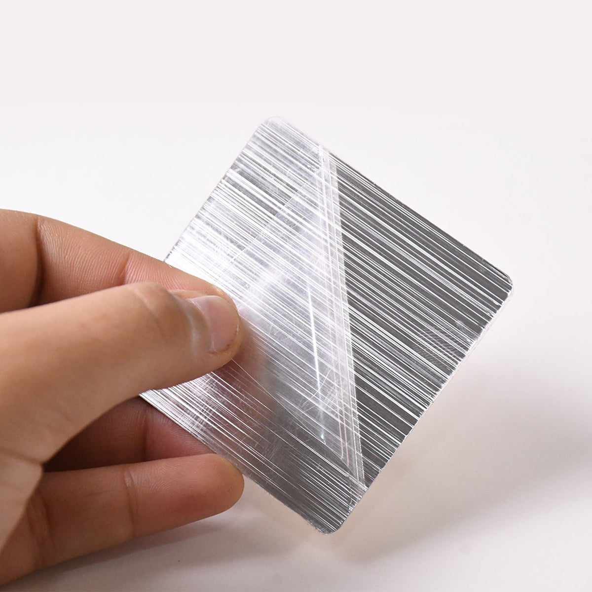 Heavy-Duty Adhesive Hook – Transparent & Strong Hold 6x6 cm