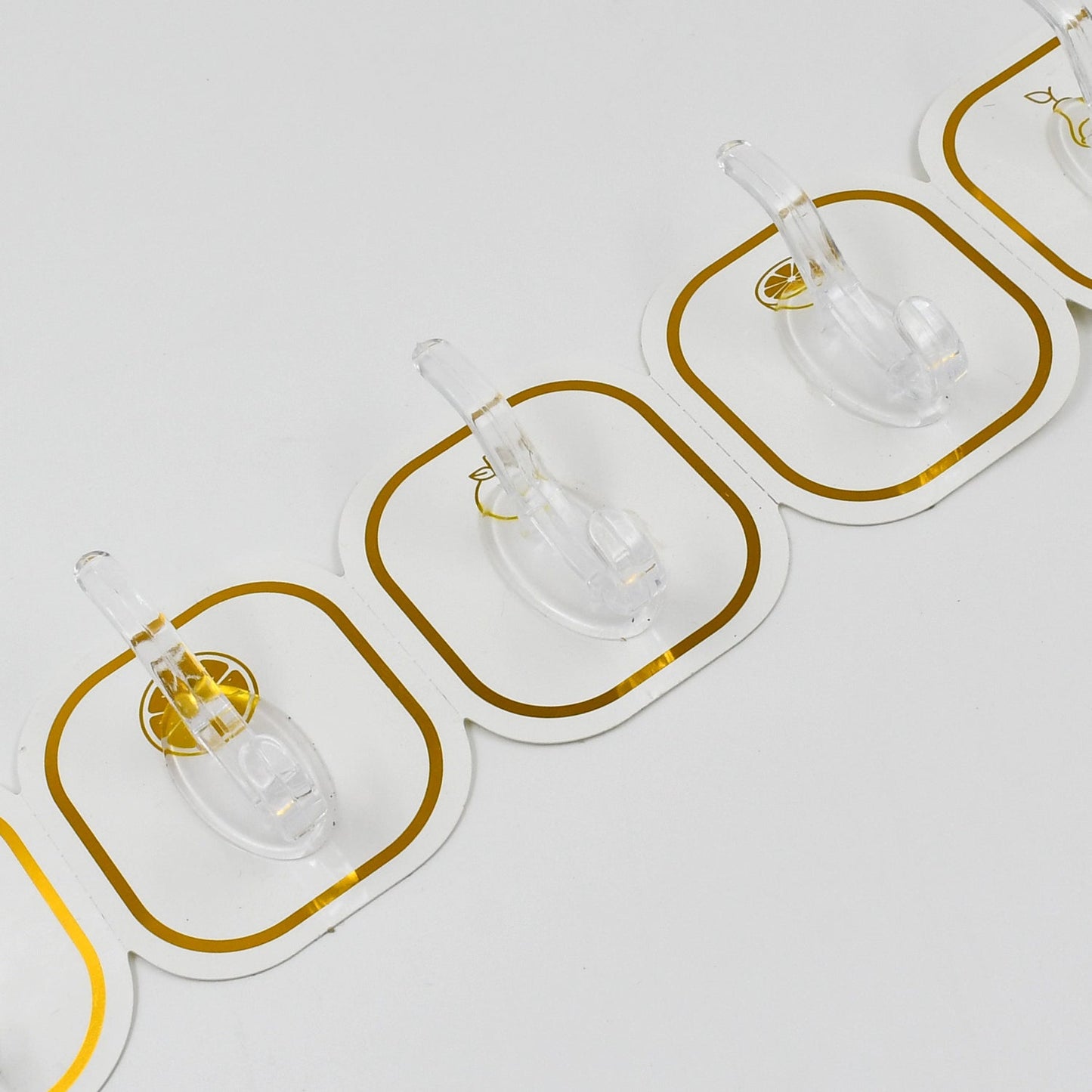 Reusable Transparent Adhesive Hooks (6 Pcs) – Strong
