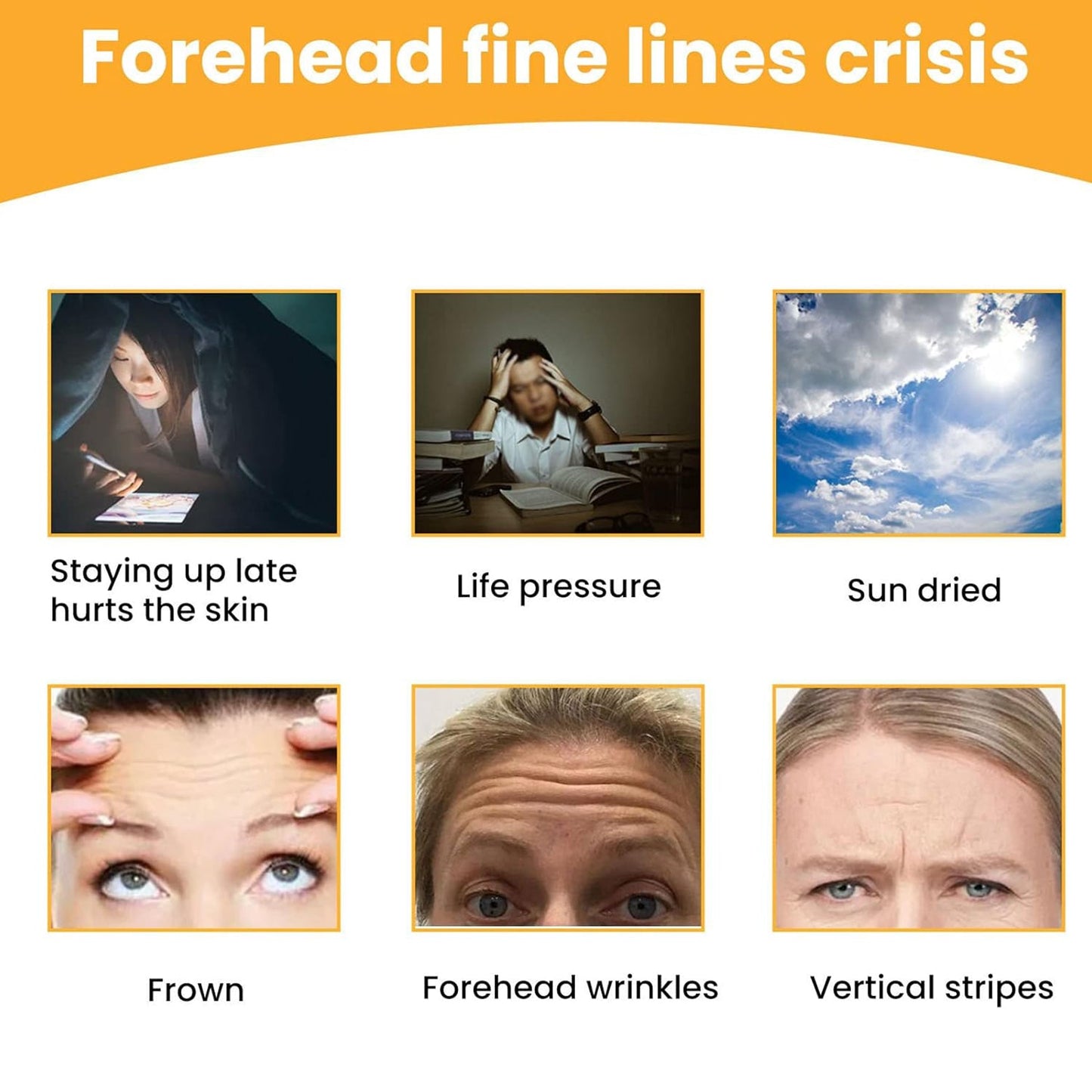 Forehead Wrinkle Patches (10 Pcs) – Anti-Aging Pads | GlowForm