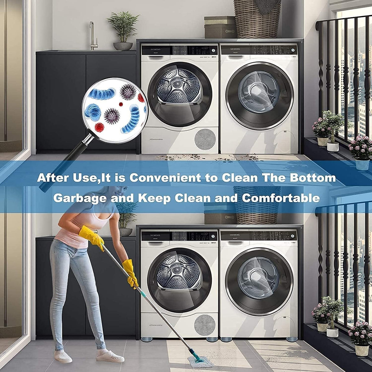 Anti Vibration Pads – Washer & Dryer Stabilizers