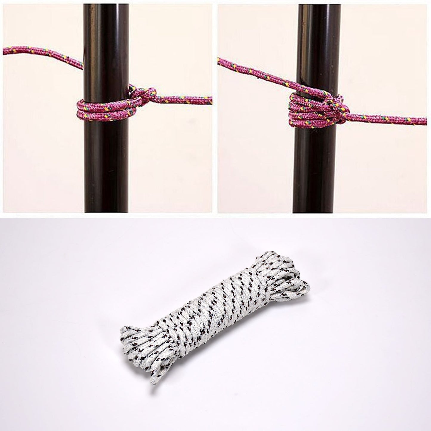 Heavy-Duty Laundry Clothesline 10m Nylon – Portable