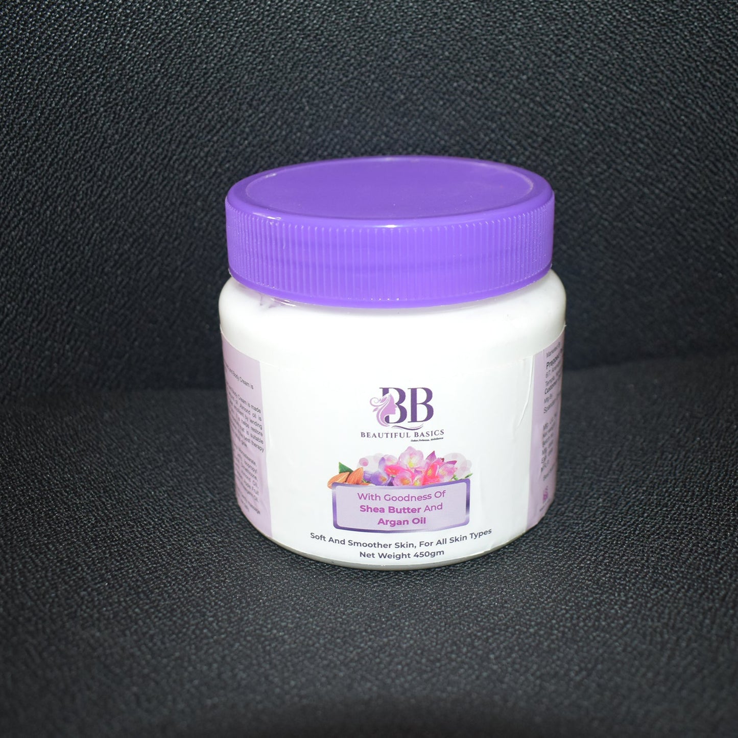 Shea Butter Body Cream – Deep Moisturisation with Argan Oil 450g