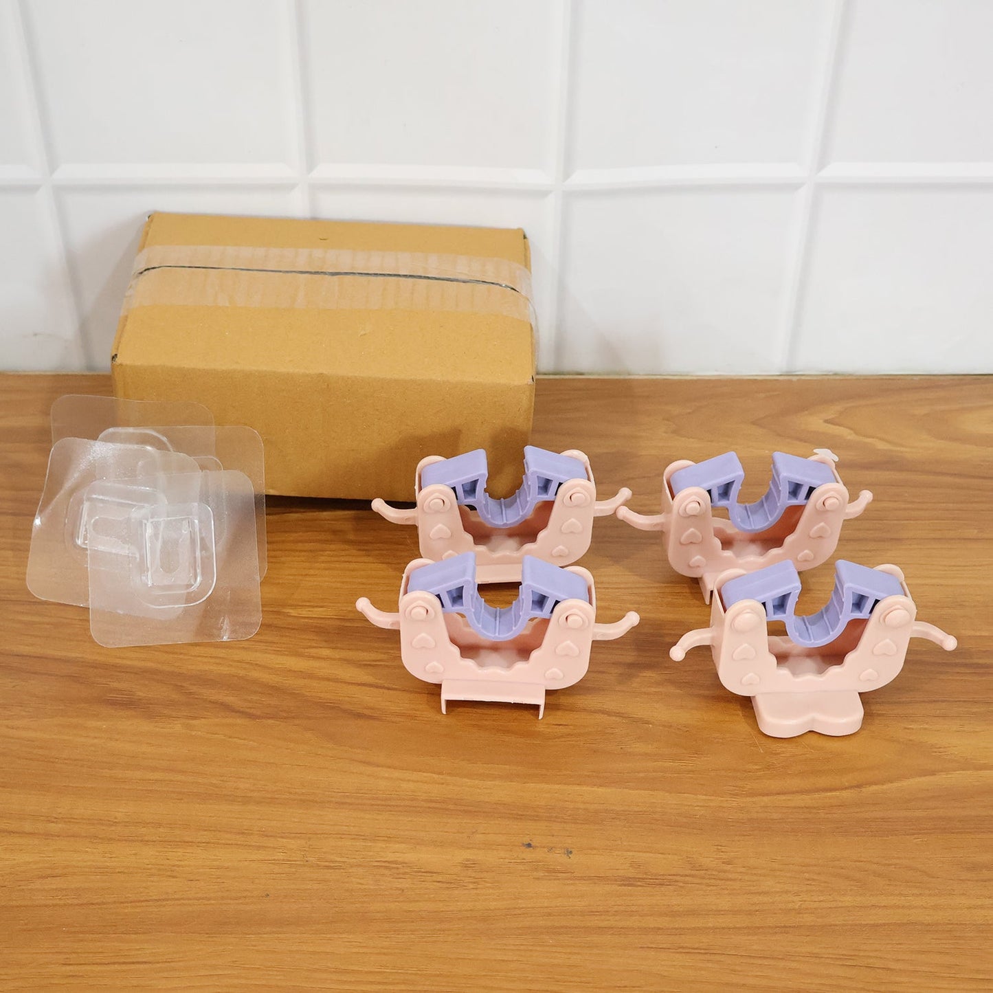 Stay Organized Broom & Mop Holder Clips – Strong Adhesive