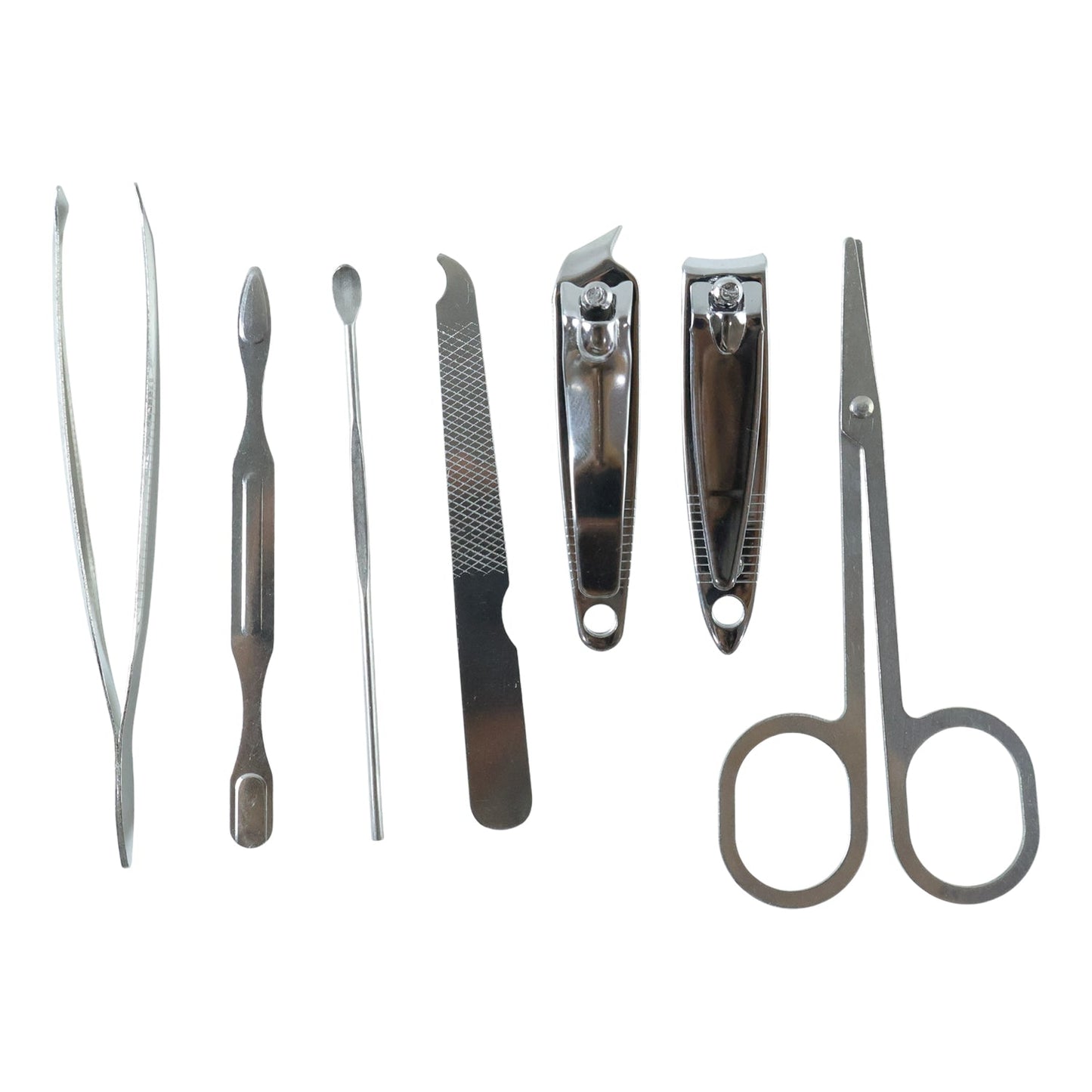 Manicure & Pedicure Grooming Kit – 7-in-1 Stainless Steel Set