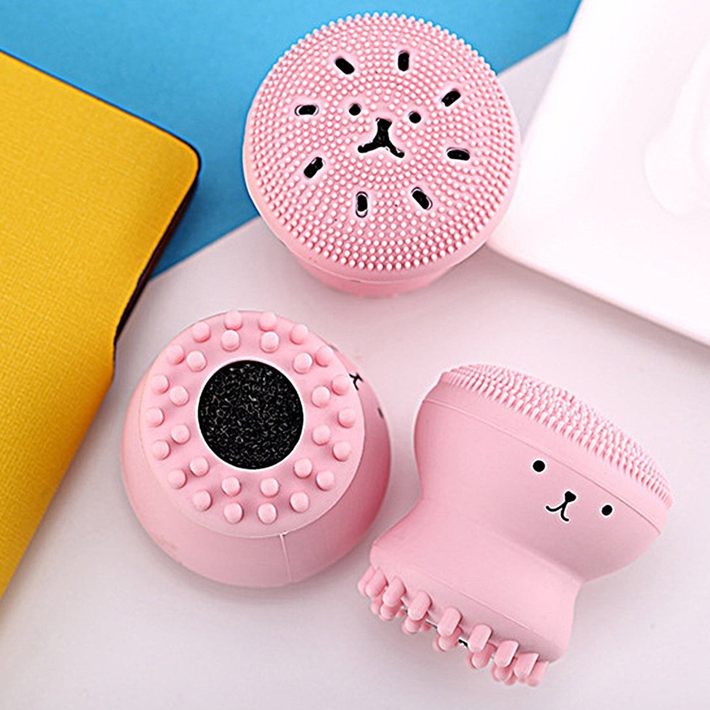 Silicone Facial Cleansing Brush – Octopus Shape & Gentle Massage | Velvet Wellness