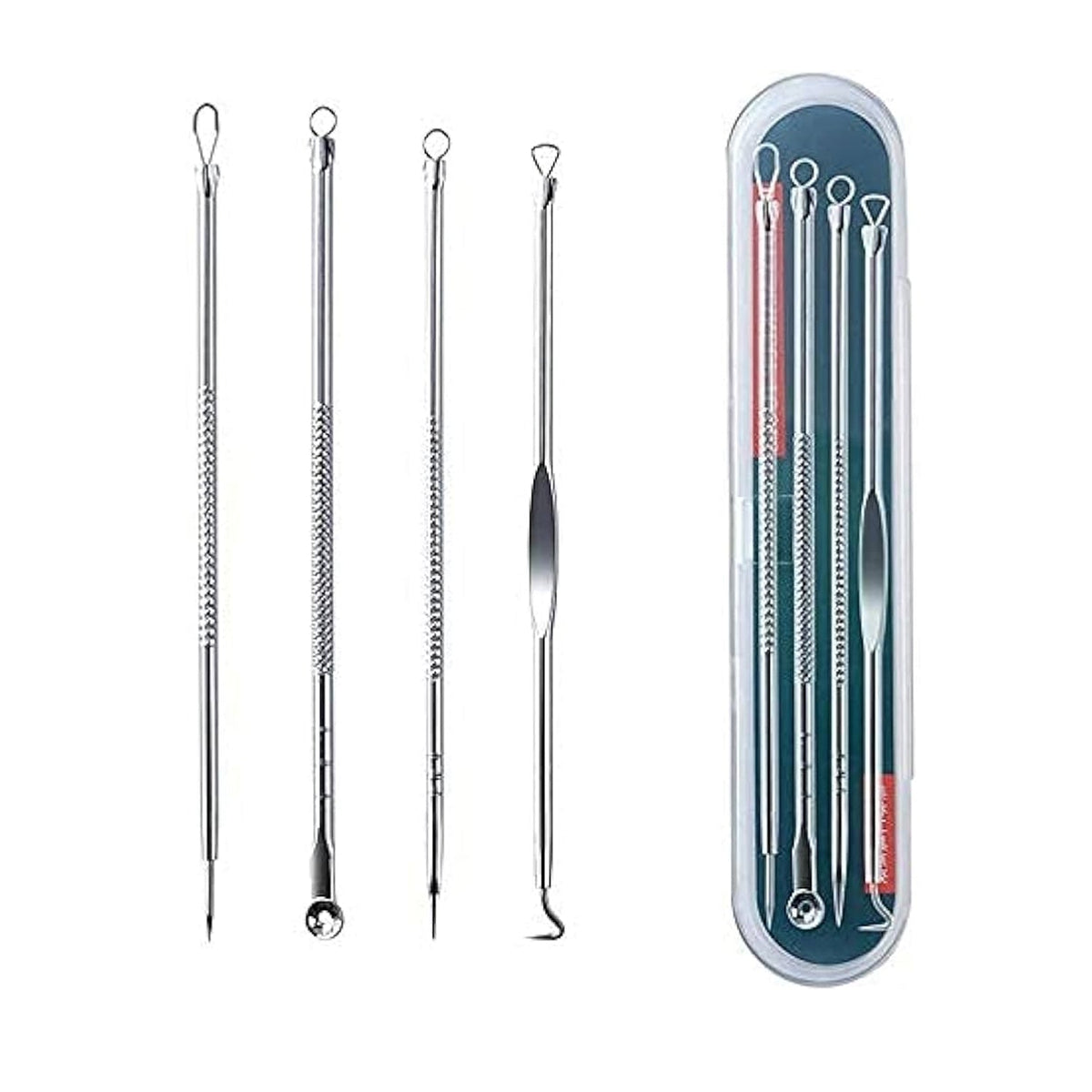 Blackhead Remover Tool – 4-in-1 Stainless Steel Extractor