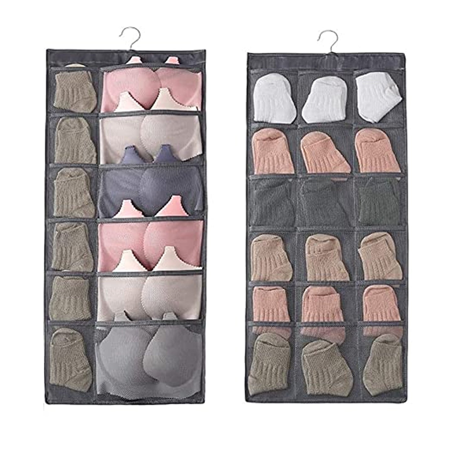 Space-Saving Under Garment Organizer – Multi-Pocket Hanging