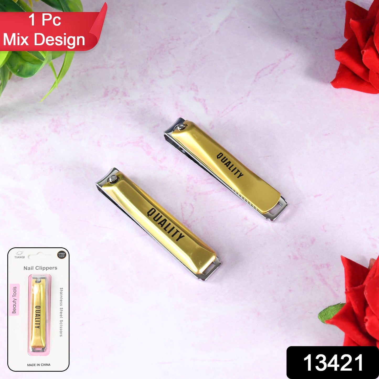 Folding Nail Clippers – Portable Stainless Steel with File | AuriGlam
