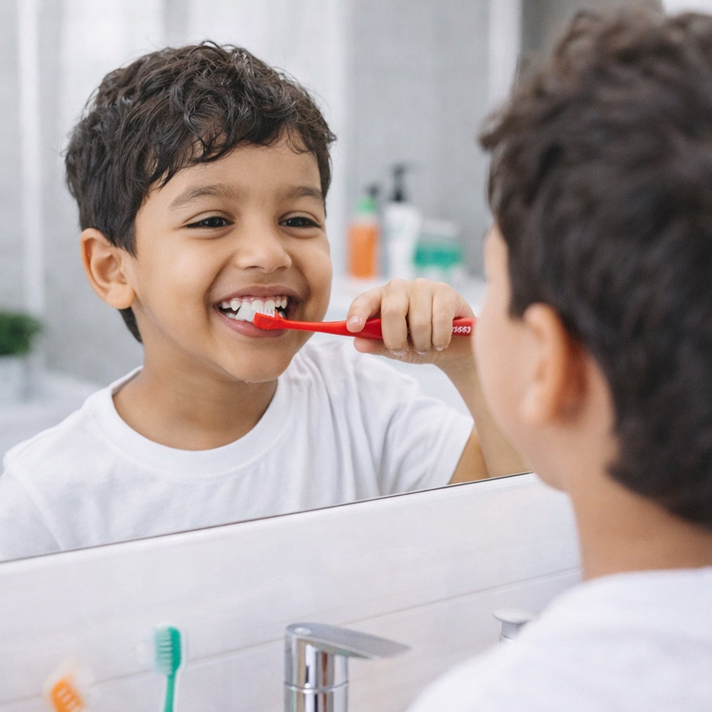 Kids Toothbrush – Soft Bristles with Gentle Ergonomic Grip