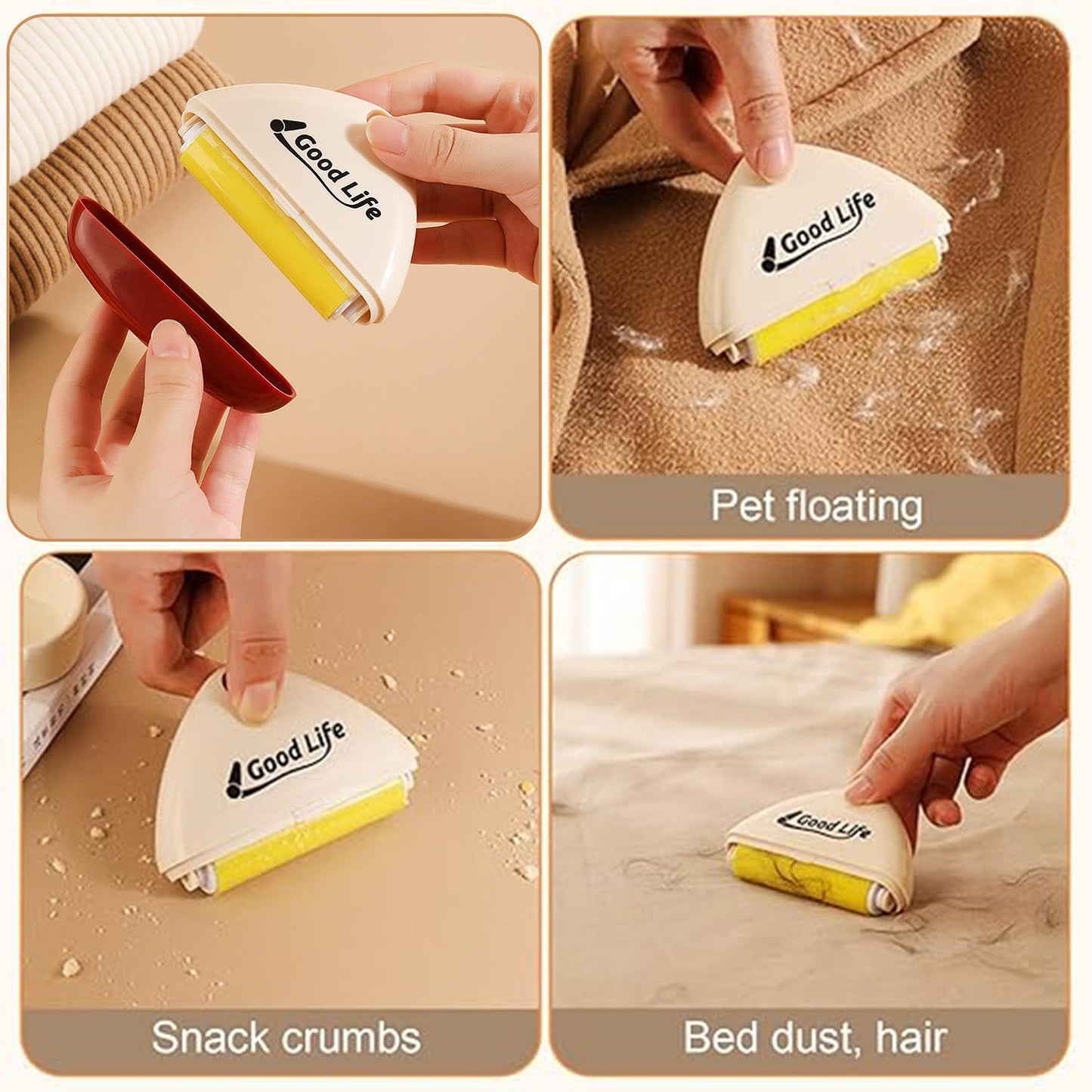 Reusable Small Lint Roller – Portable Pet Hair Remover