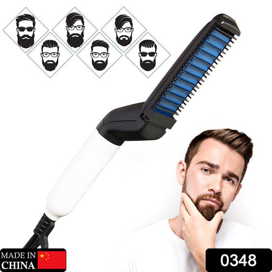 Men's Hair & Beard Straightener – Quick Styling Comb