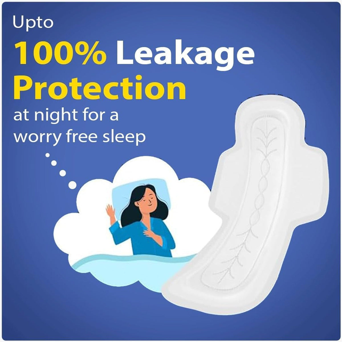 Sanitary Pads 330mm – Extra Long, 40-Pack for Heavy Flow