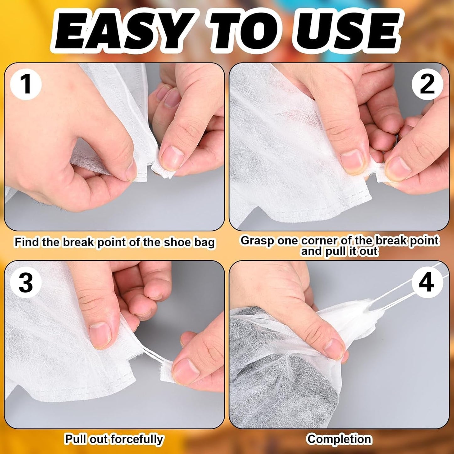 Travel-Ready Non-Woven Shoe Storage Bag – Breathable
