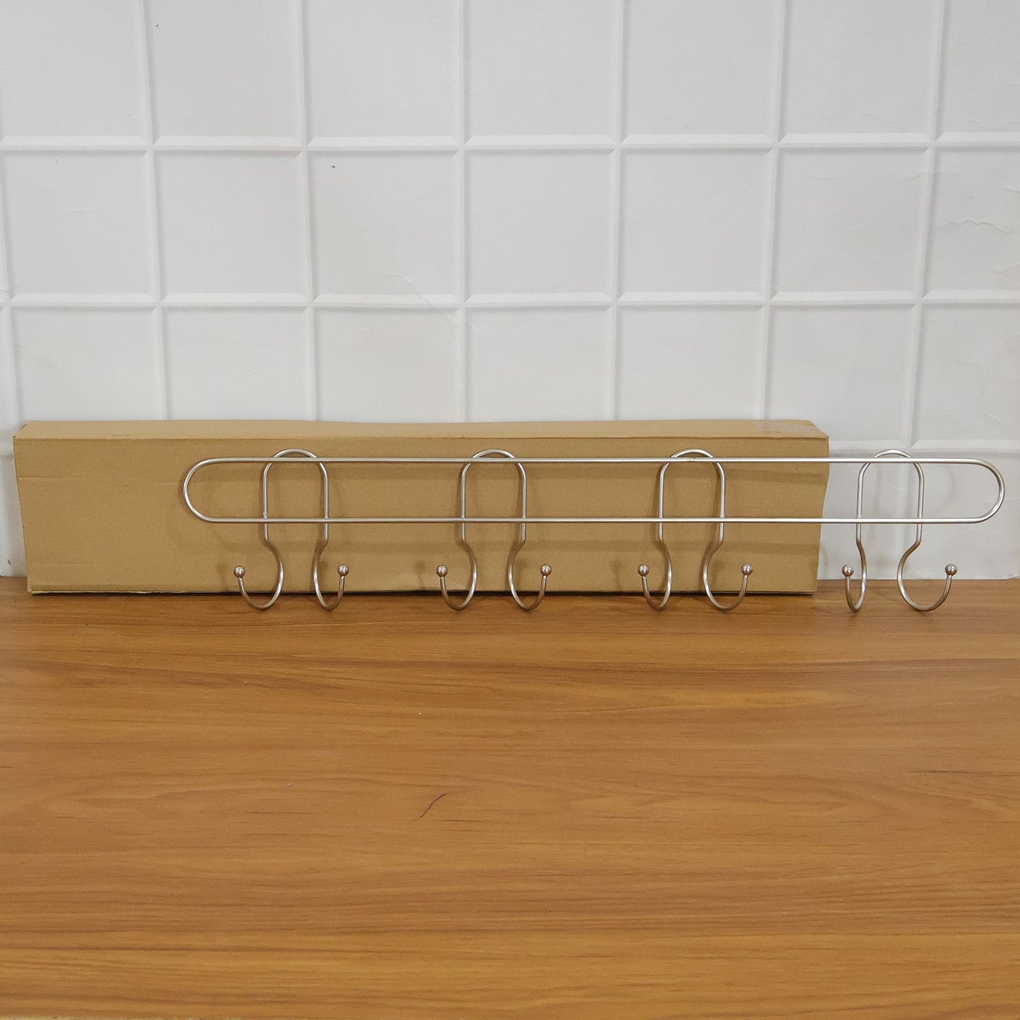 Heavy-Duty Wall Mounted Hook Rack – Durable Stainless Steel