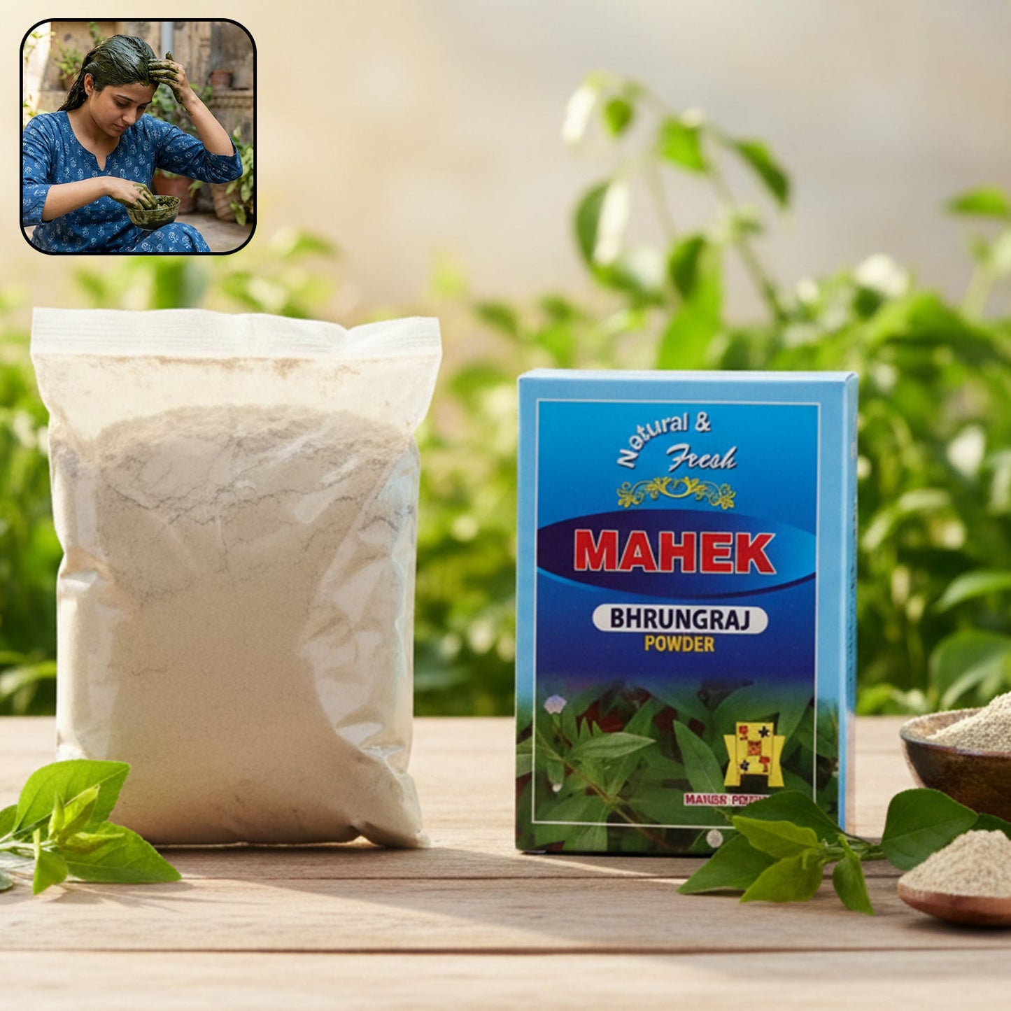 Bhringraj Powder – Natural Herbal Hair Care Powder 80 gm